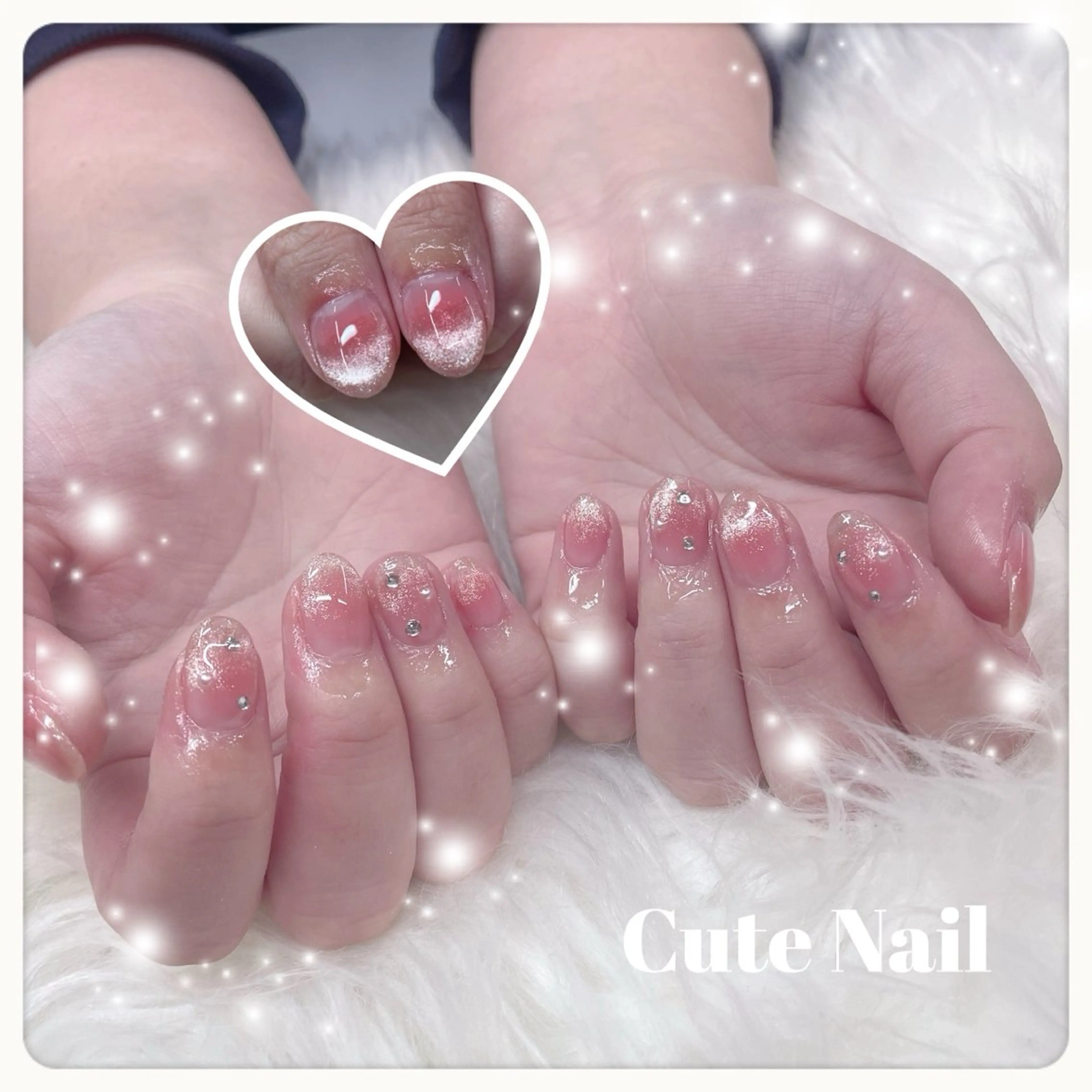 ネイル GO TODAY SHAiRE SALON原宿 Liber所属・️🫧もこ 艶感ネイル🫧のネイルデザイン