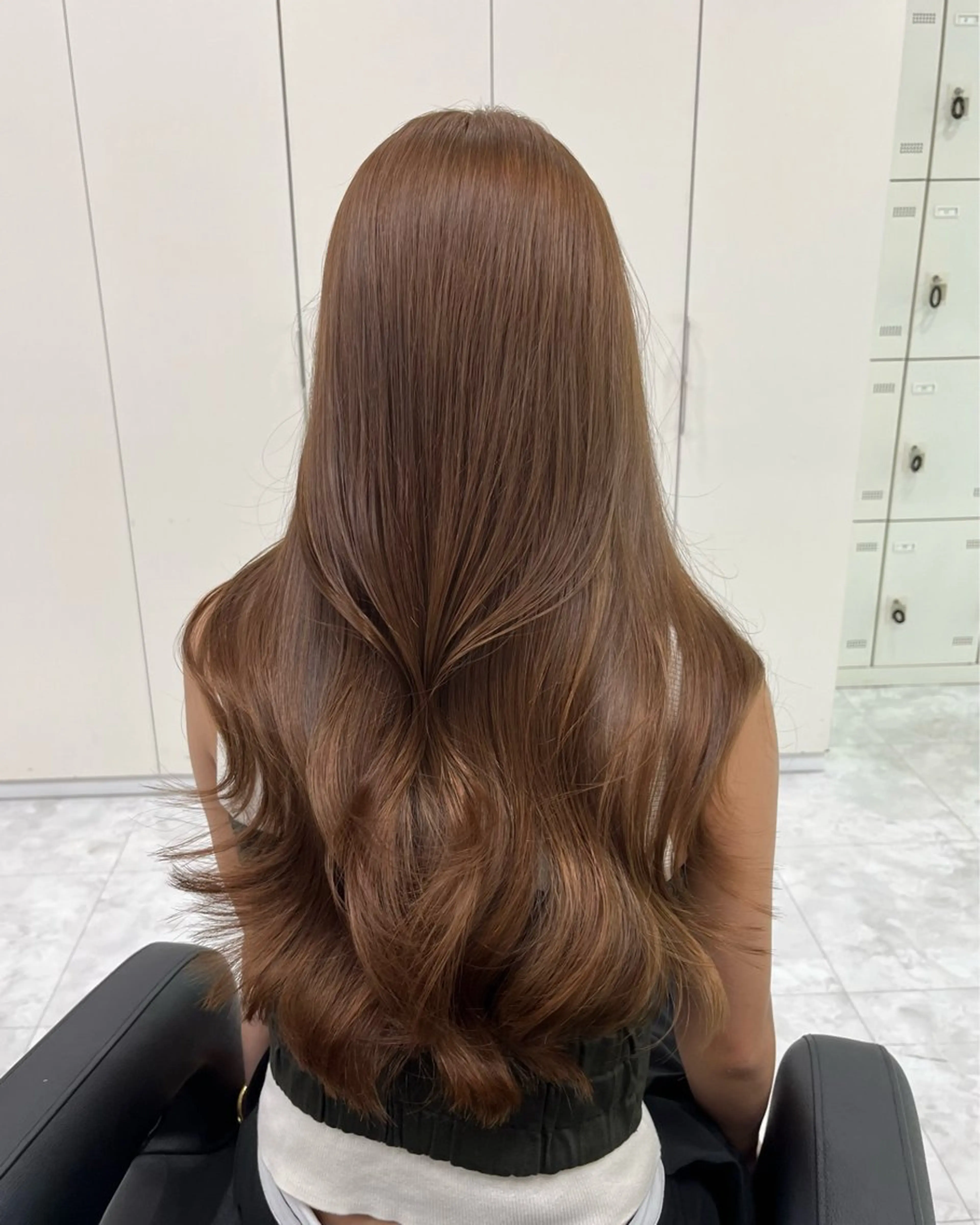 ロング ヘアカラー トリートメント モテ艶🪄透明感カラ ー🦋RION🦋のヘアスタイル