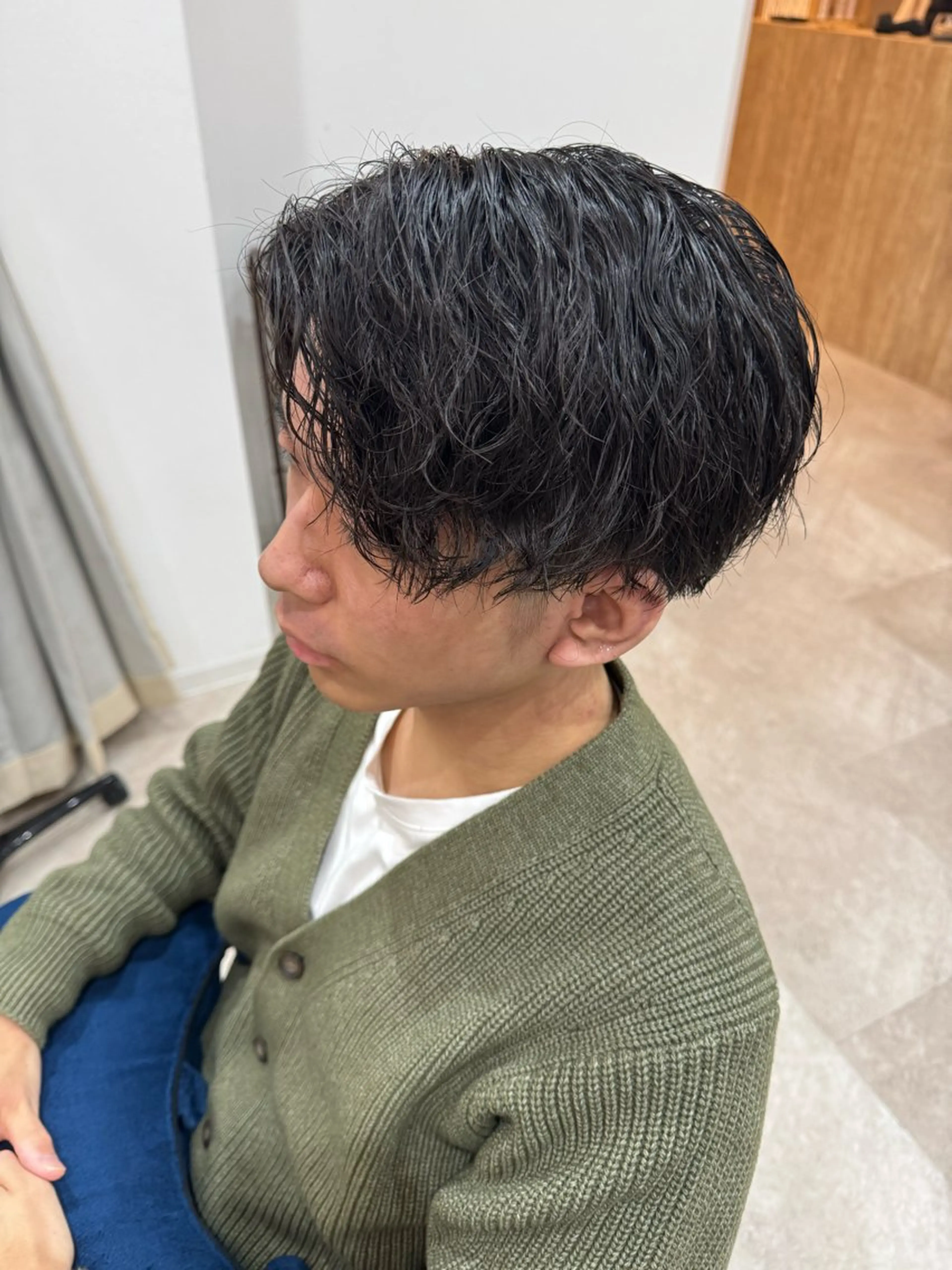 ミディアム パーマ メンズ FURUSHO所属・髪質改善/縮毛矯正 /メンズパーマ川田のヘアスタイル