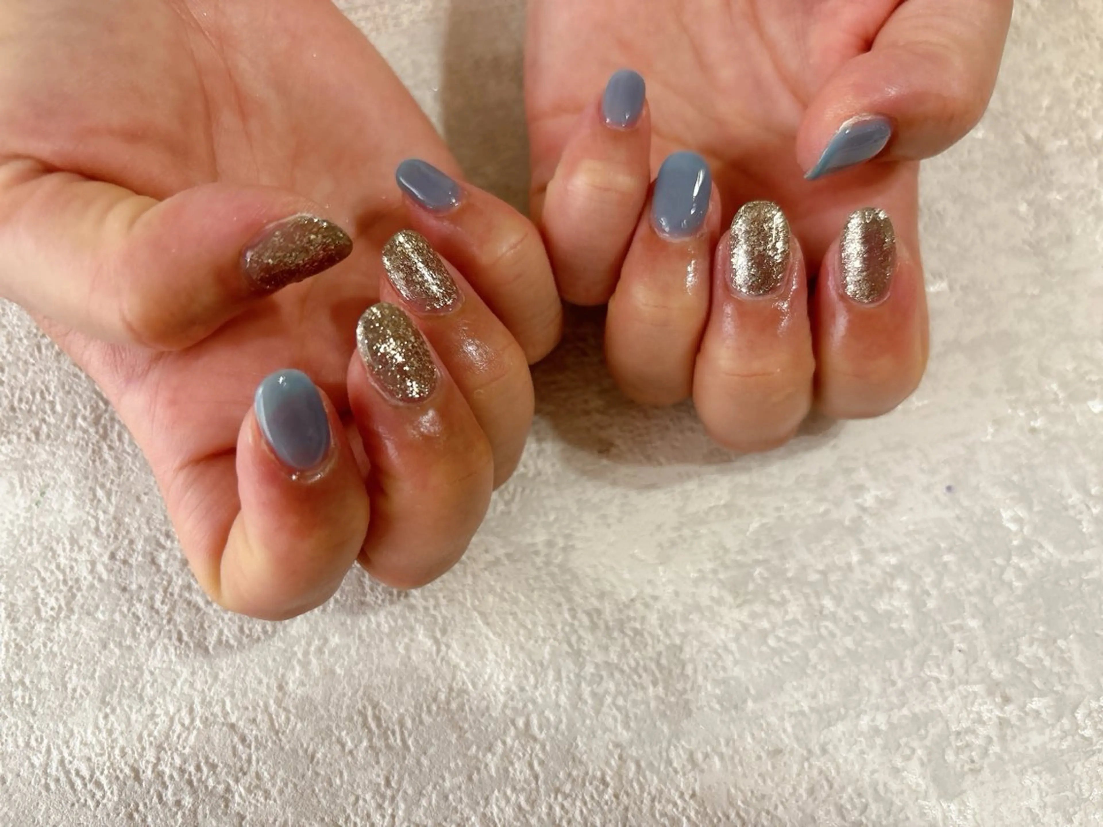 ネイル オーロラネイル フットネイル フレンチネイル ジェルネイル マグネットネイル ハンドネイル kikinail 溝の口のネイルデザイン