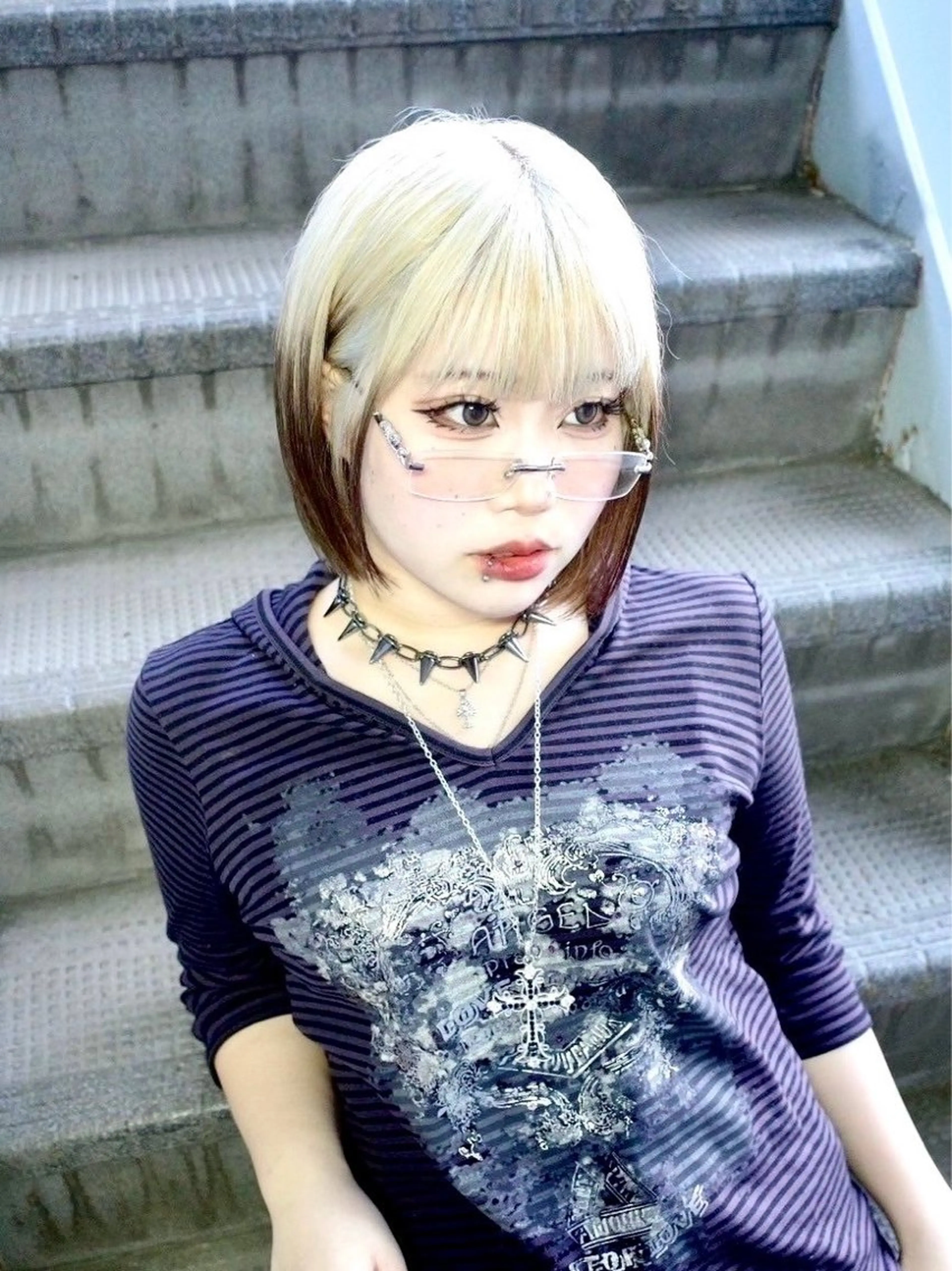 ショート カラー カット ヘアカラー トリートメント ハイトーン/ウルフ/ レイヤー/Asukaのヘアスタイル