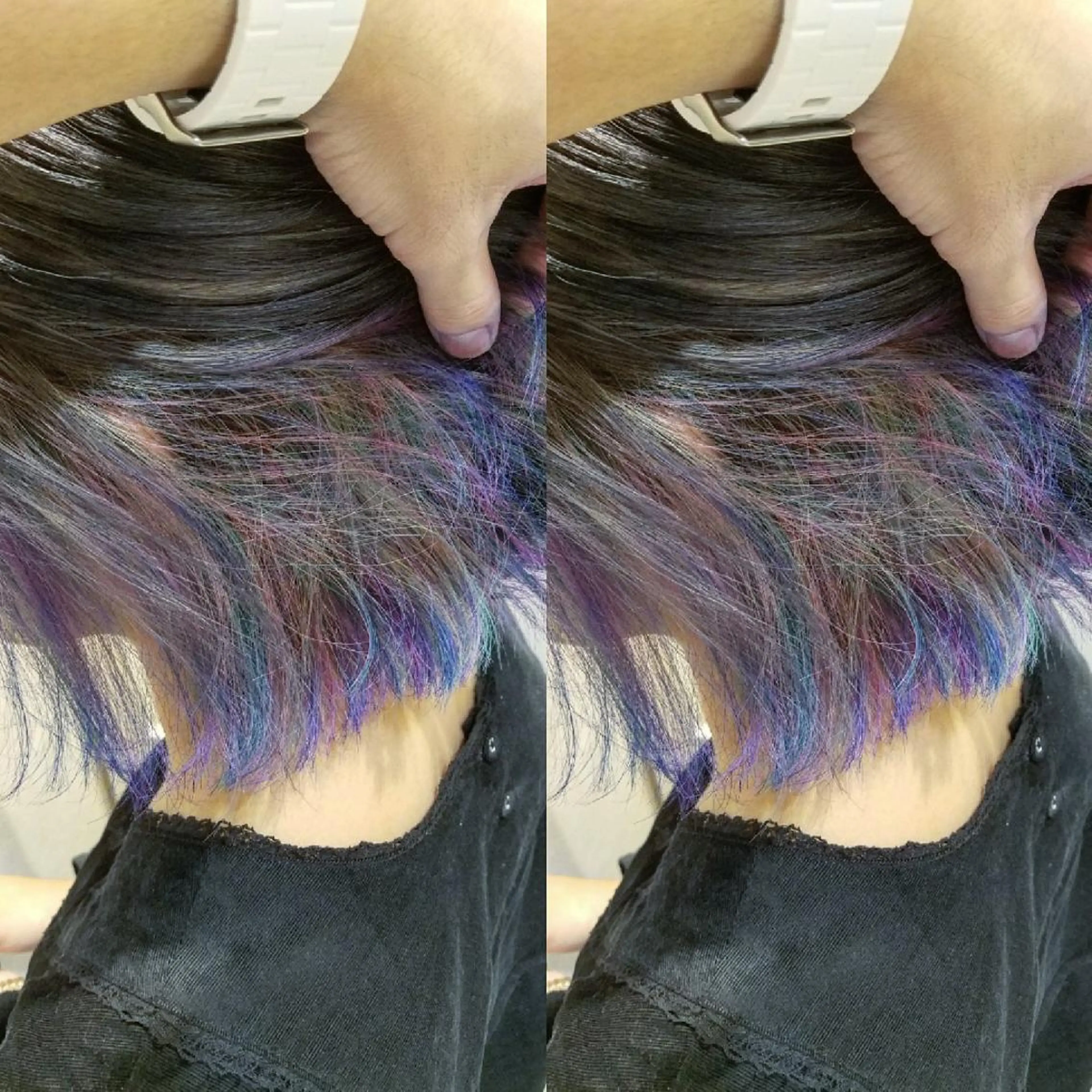 ミディアム カラー ユニコーンカラー grow上野御徒町【グロウ】所属・ブリーチ・ハイトーン 特化🎉内山のヘアスタイル