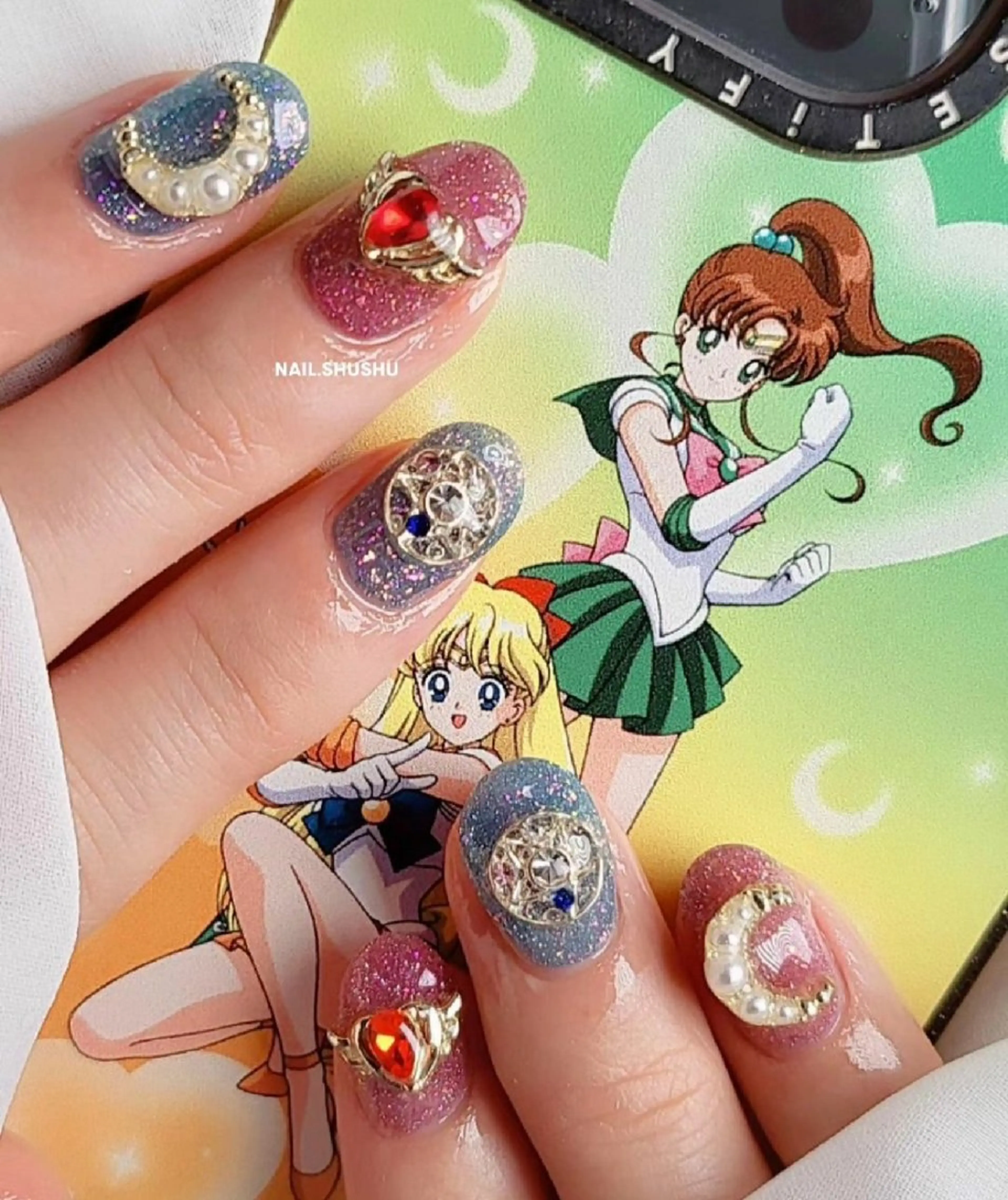 ネイル 持ち込み ニュアンスネイル ワンカラーネイル シンプルネイル 3dパーツ/流行り 👧shushu❤️のネイルデザイン