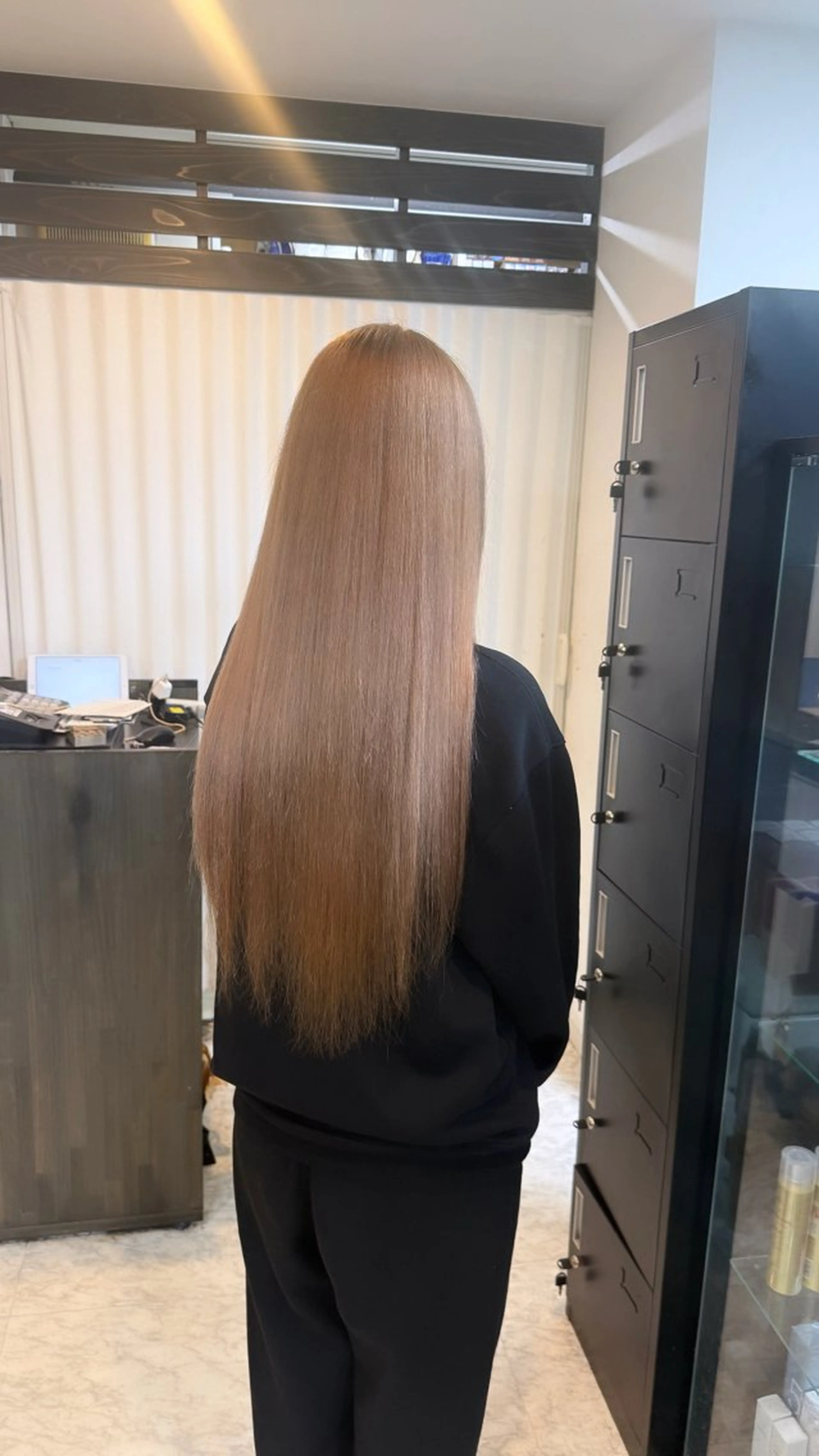 ロング カラー あや かのヘアスタイル