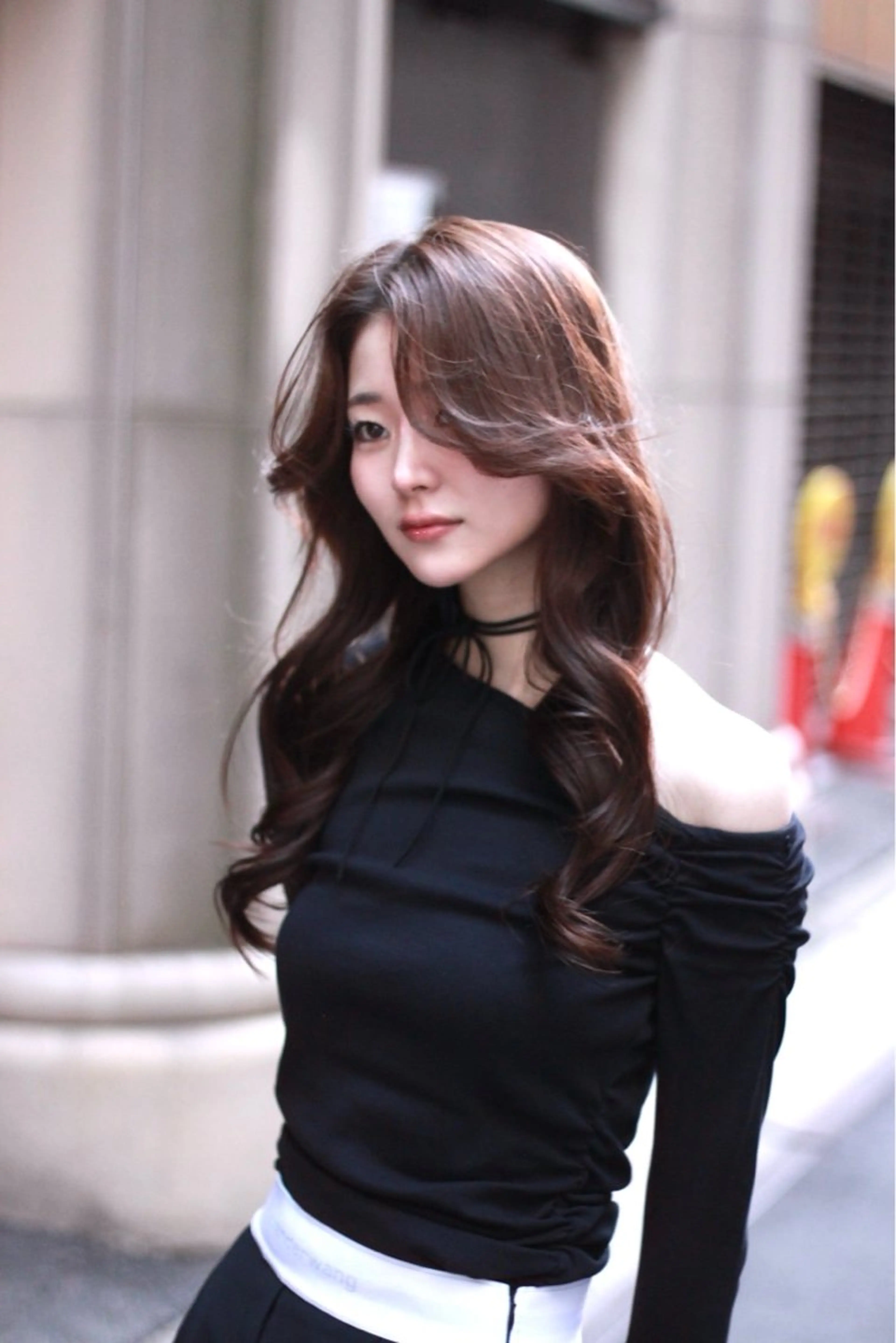 ロング カラー ヘアカラー トリートメント 銀座/オリーブ/ 透明感カラー✨りくのヘアスタイル