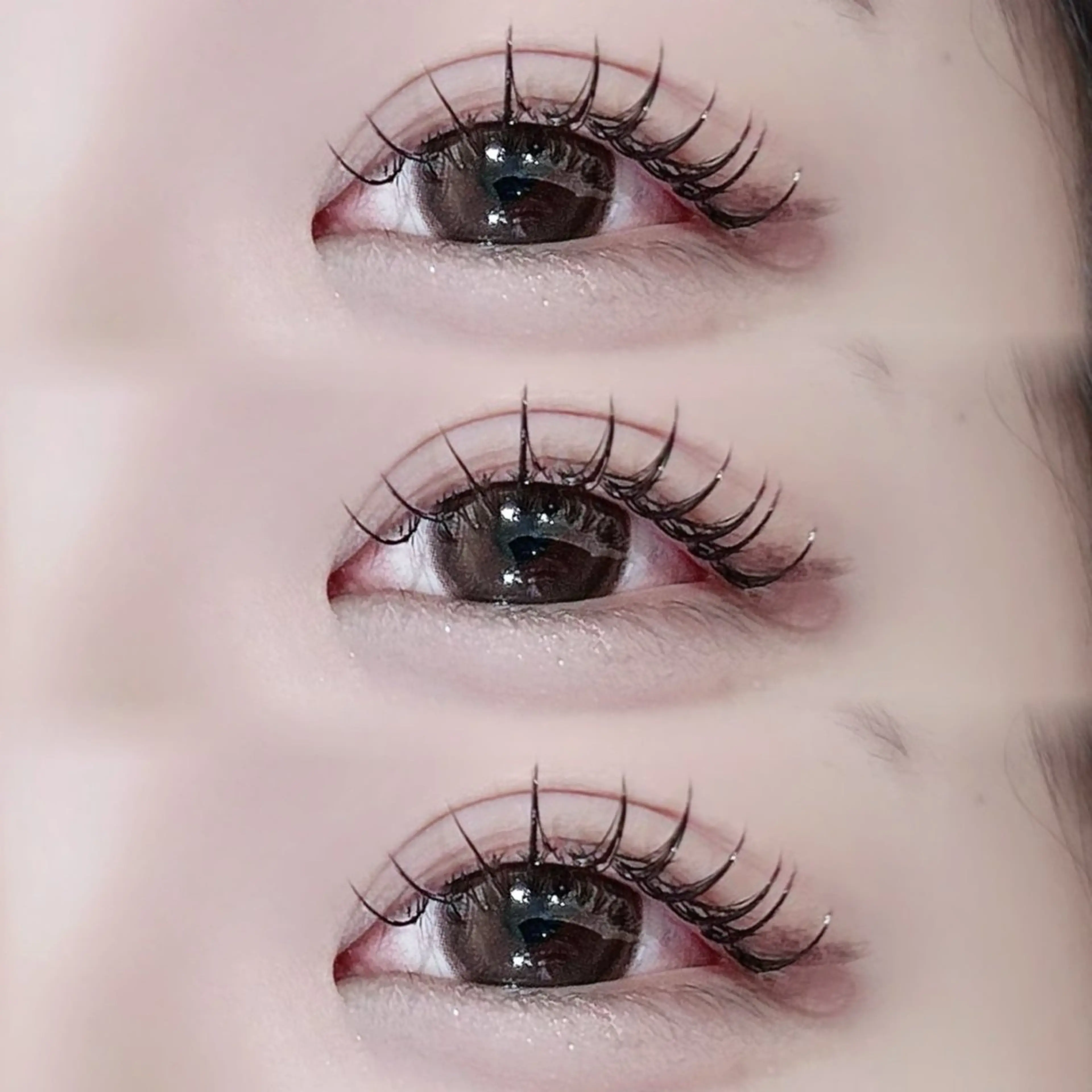 マツエク・マツパ バインドロック 束感まつ毛 フラットラッシュ 韓国風マツエク パリジェンヌラッシュリフト mizuki/束感 まつげ/似合わせ眉のマツエク・マツパデザイン