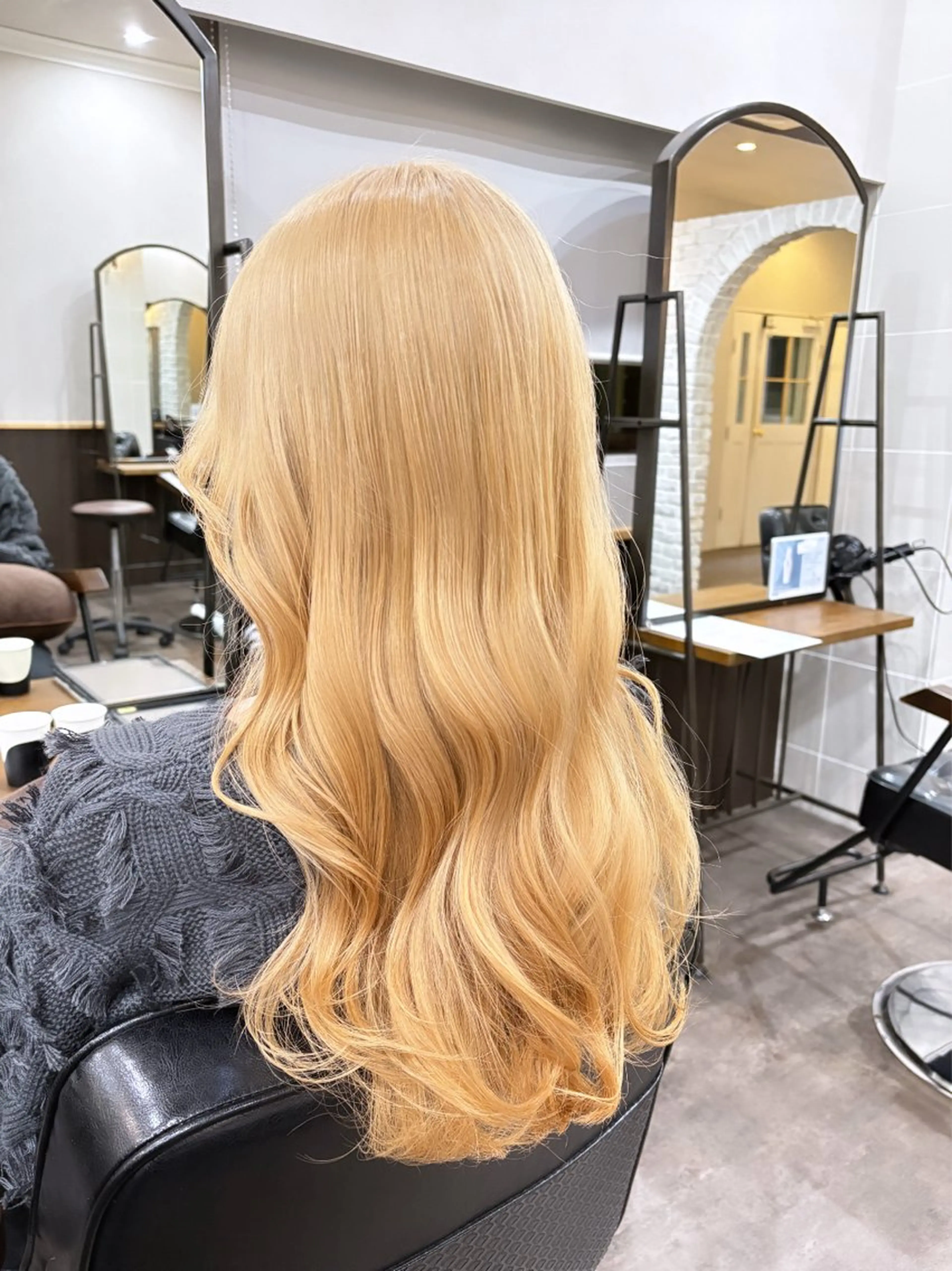 ロング ヘアカラー トリートメント 🦄🩵YUNA 🩵🦄のヘアスタイル