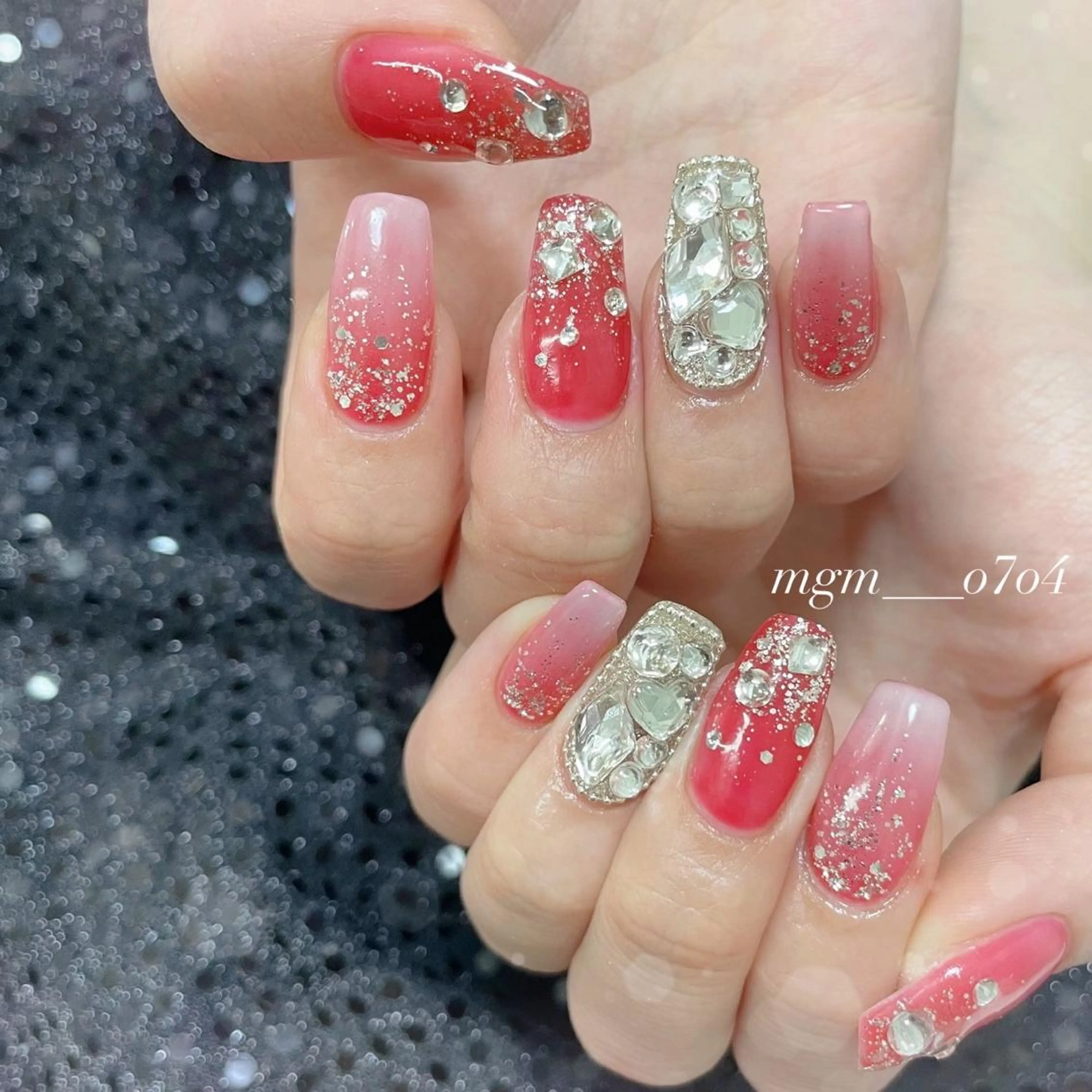 ネイル ハンドネイル ハンドケア MoON...❤︎ MeGuのネイルデザイン