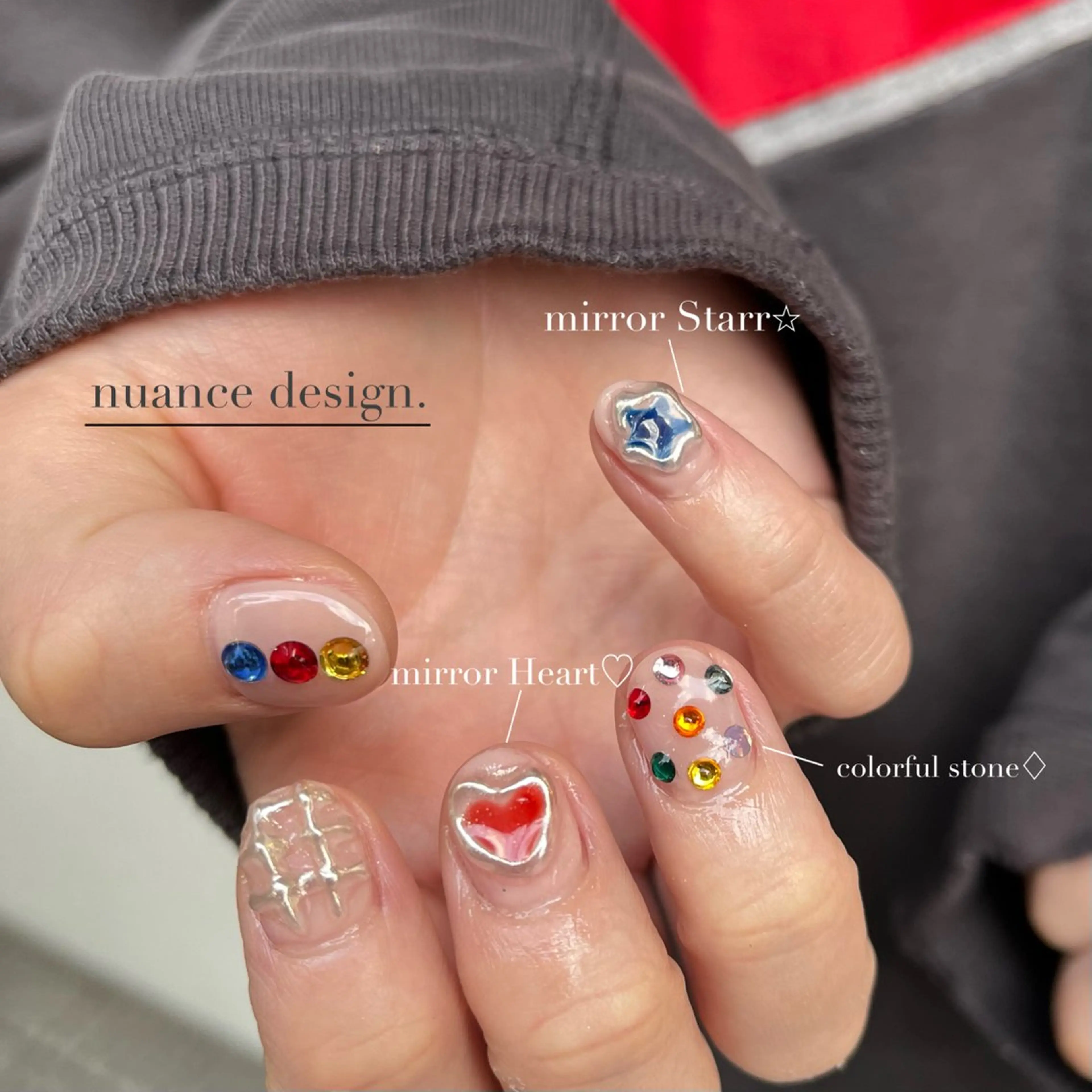 ネイル kurogi nanakaのネイルデザイン