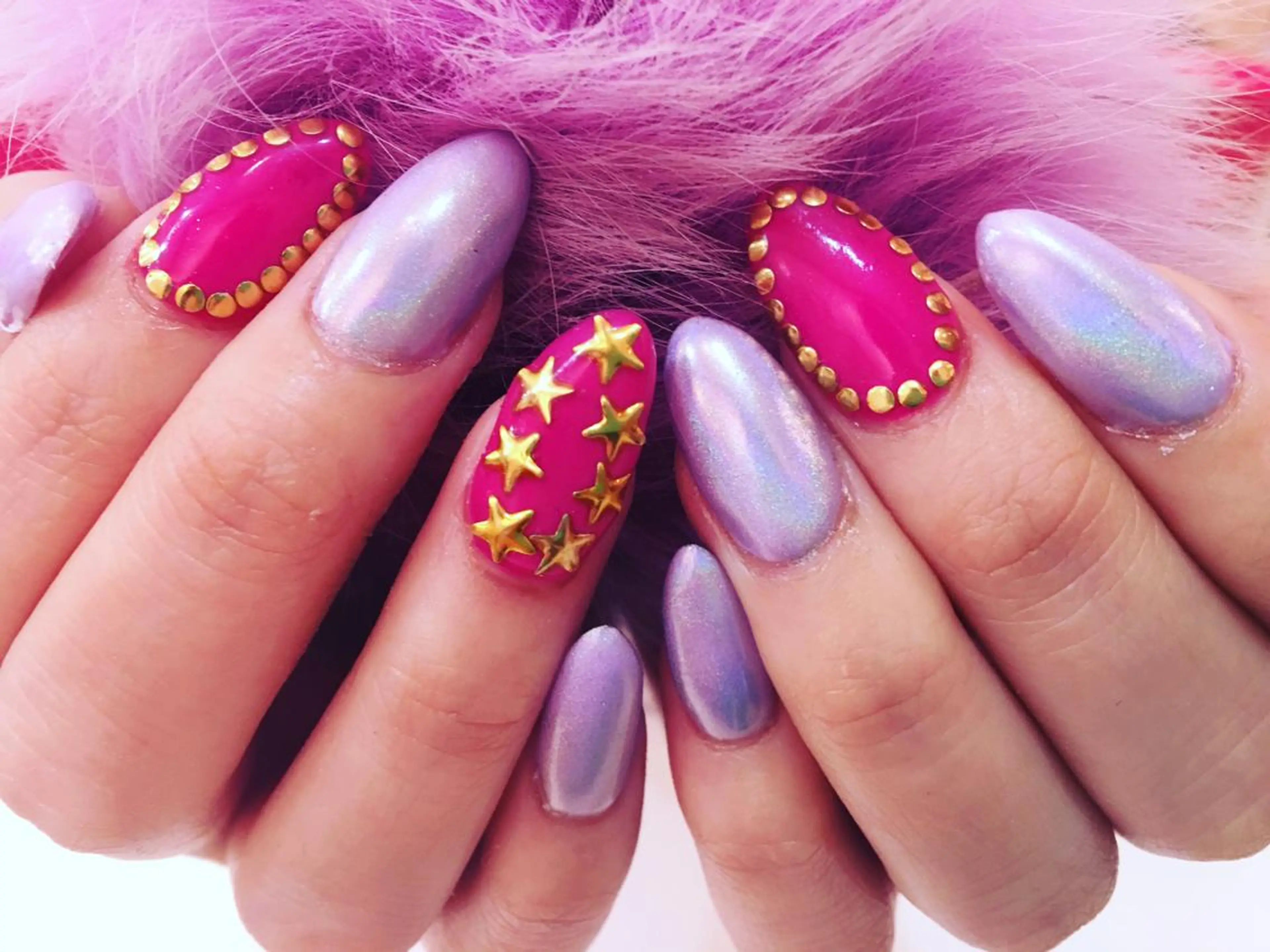 セミロング ネイル スカルプネイル NAILSGOGO shibuyaのネイルデザイン