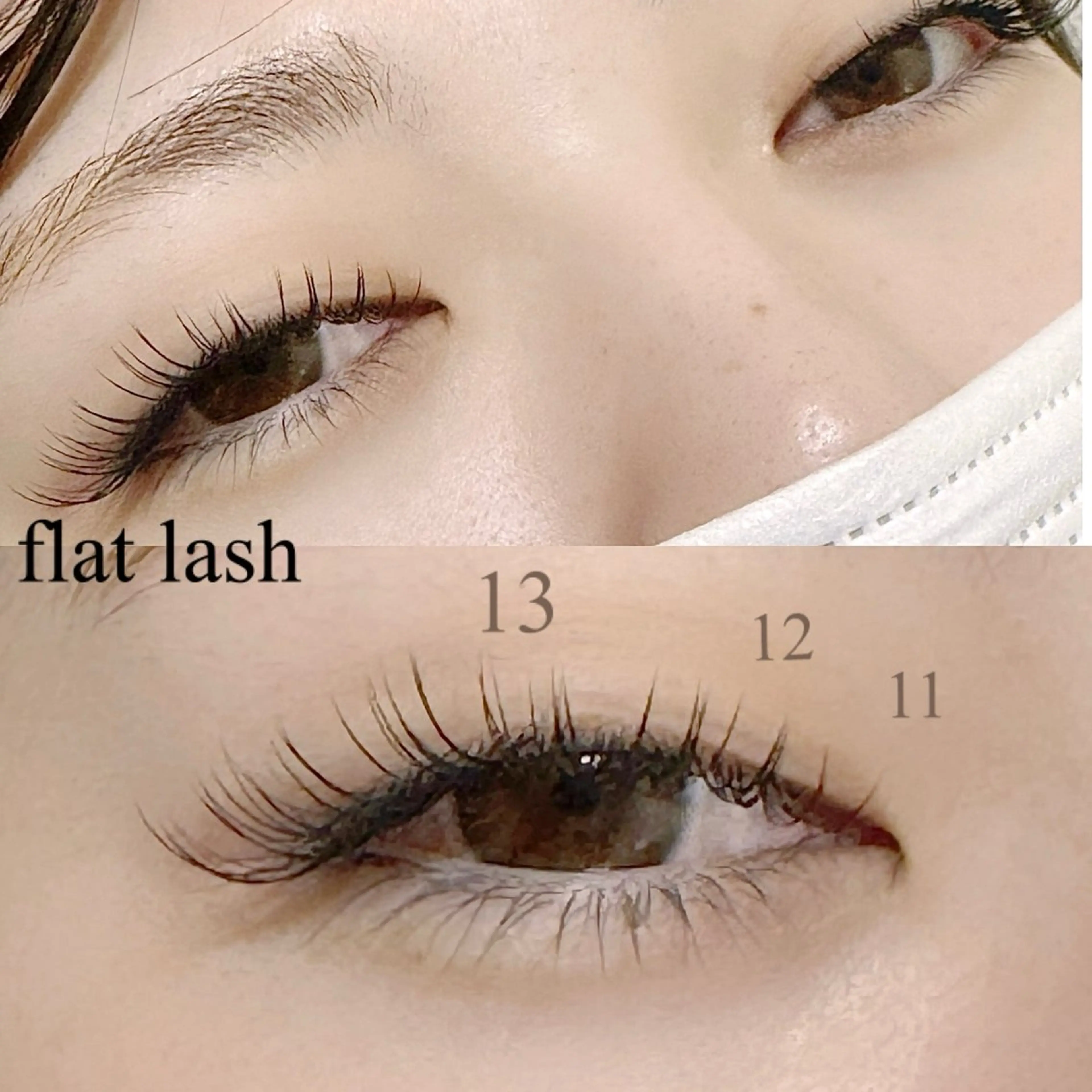 マツエク・マツパ Cカール フラットラッシュ マツエク eyelash salon Lacy所属・アイデザイナー MIKIのマツエク・マツパデザイン