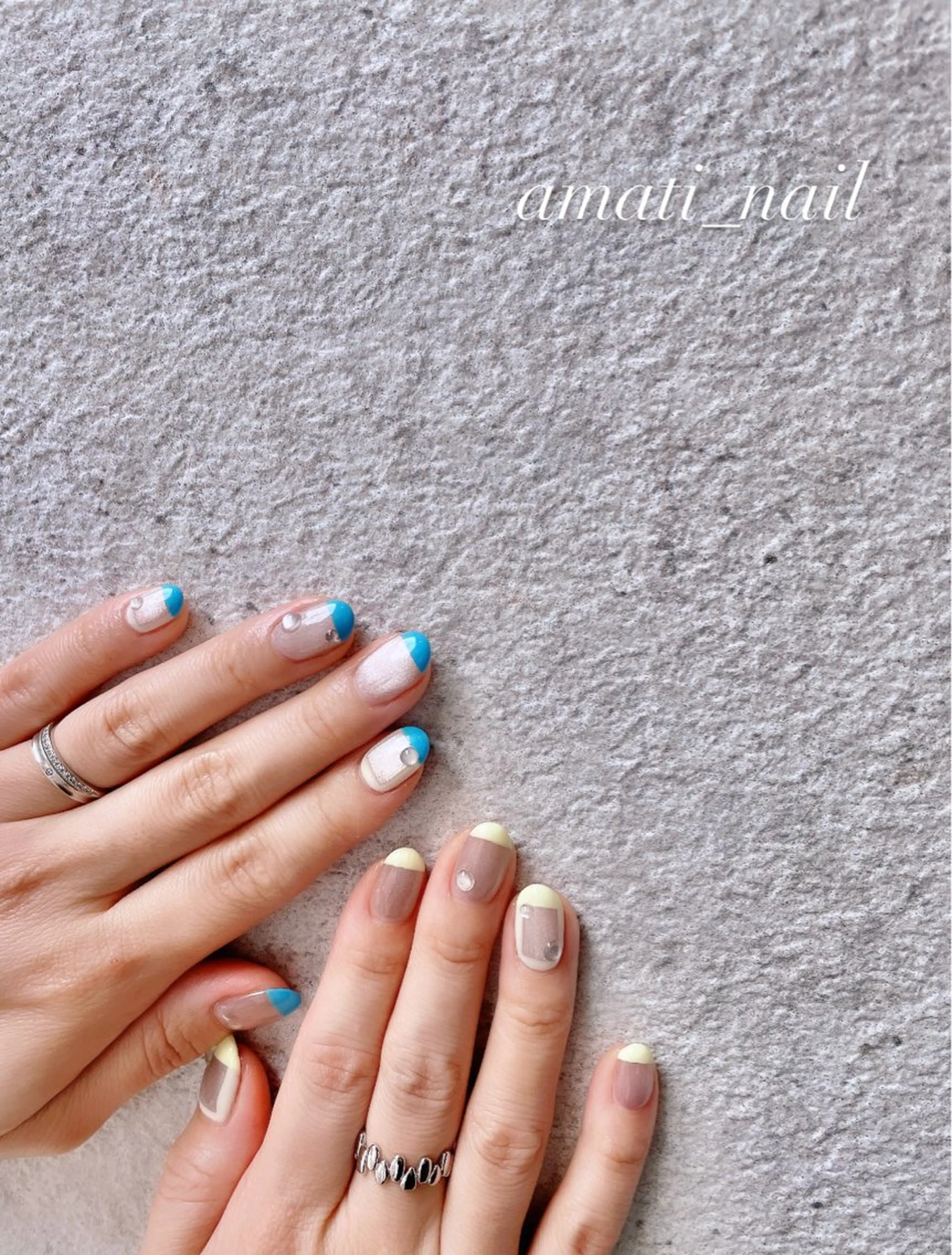 ネイル フットネイル ジェルネイル マグネットネイル ミラーネイル ニュアンスネイル ハンドネイル amati_nail TAKAKOのネイルデザイン