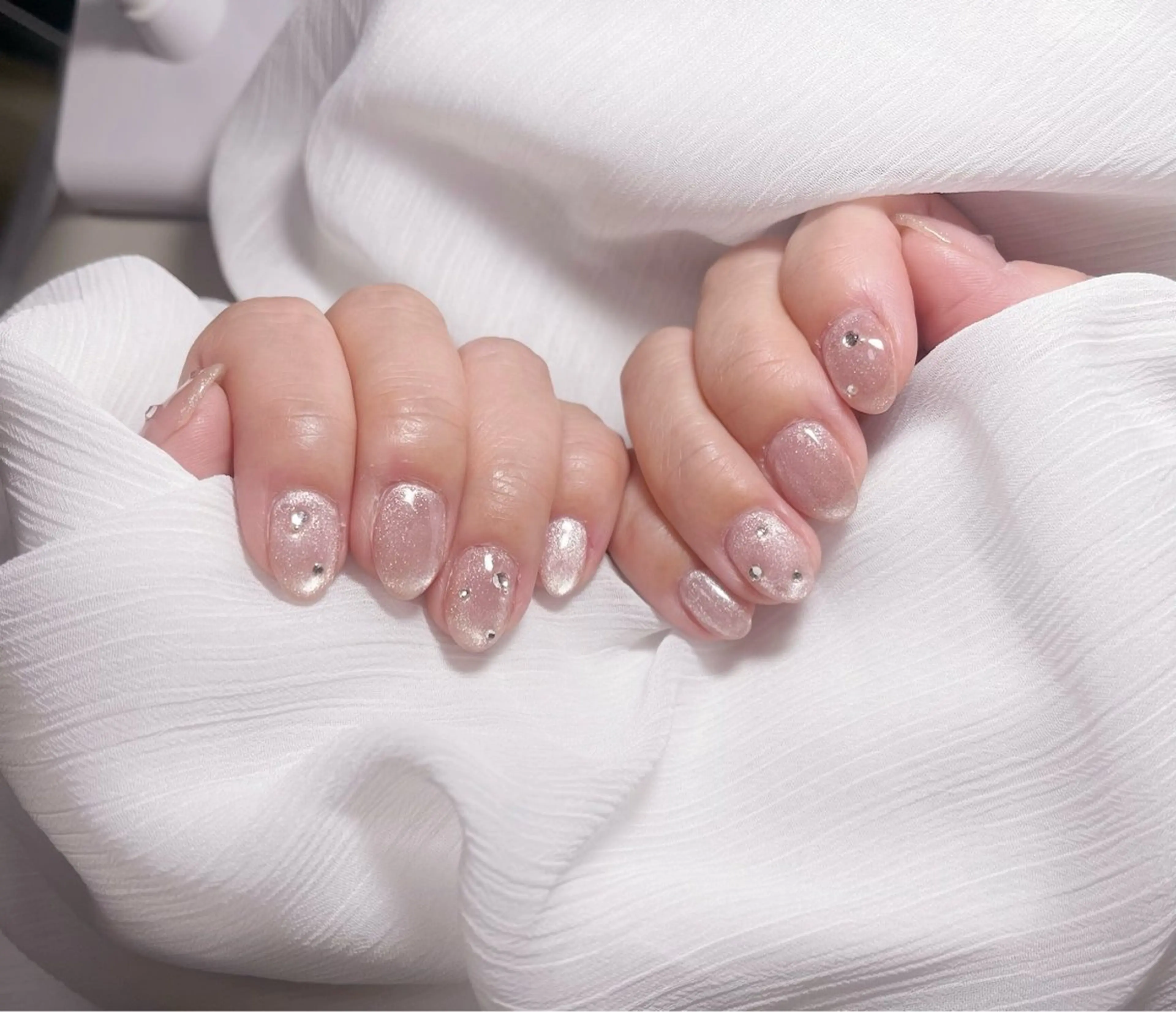 ネイル 韓国ネイル マグネットネイル ワンホンネイル FLOWATER NAIL&EYELASH所属・MIKI🍑 .のネイルデザイン