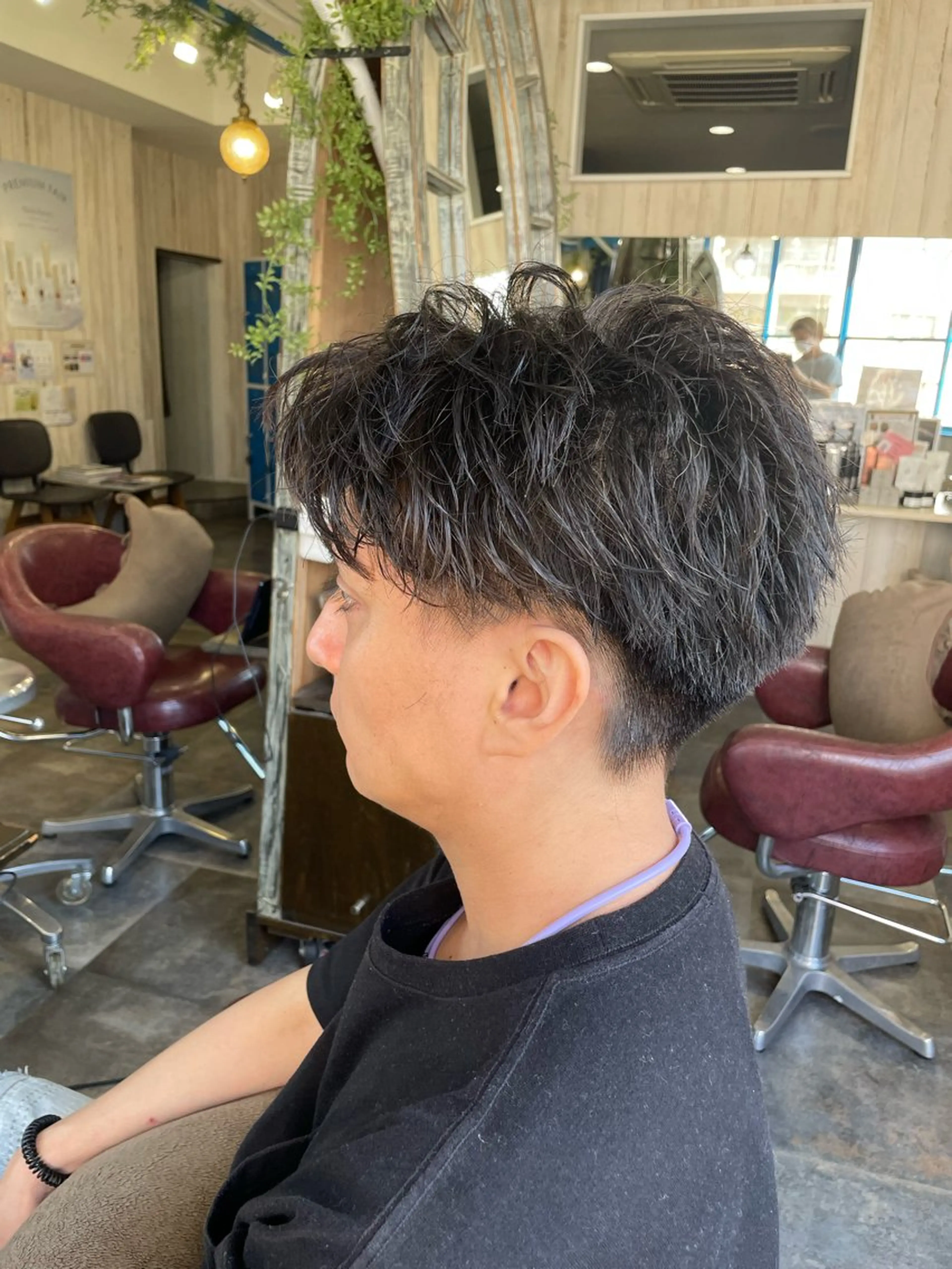 メンズ 韓国風くびれヘア/ 小顔レイヤー🧿小林のヘアスタイル