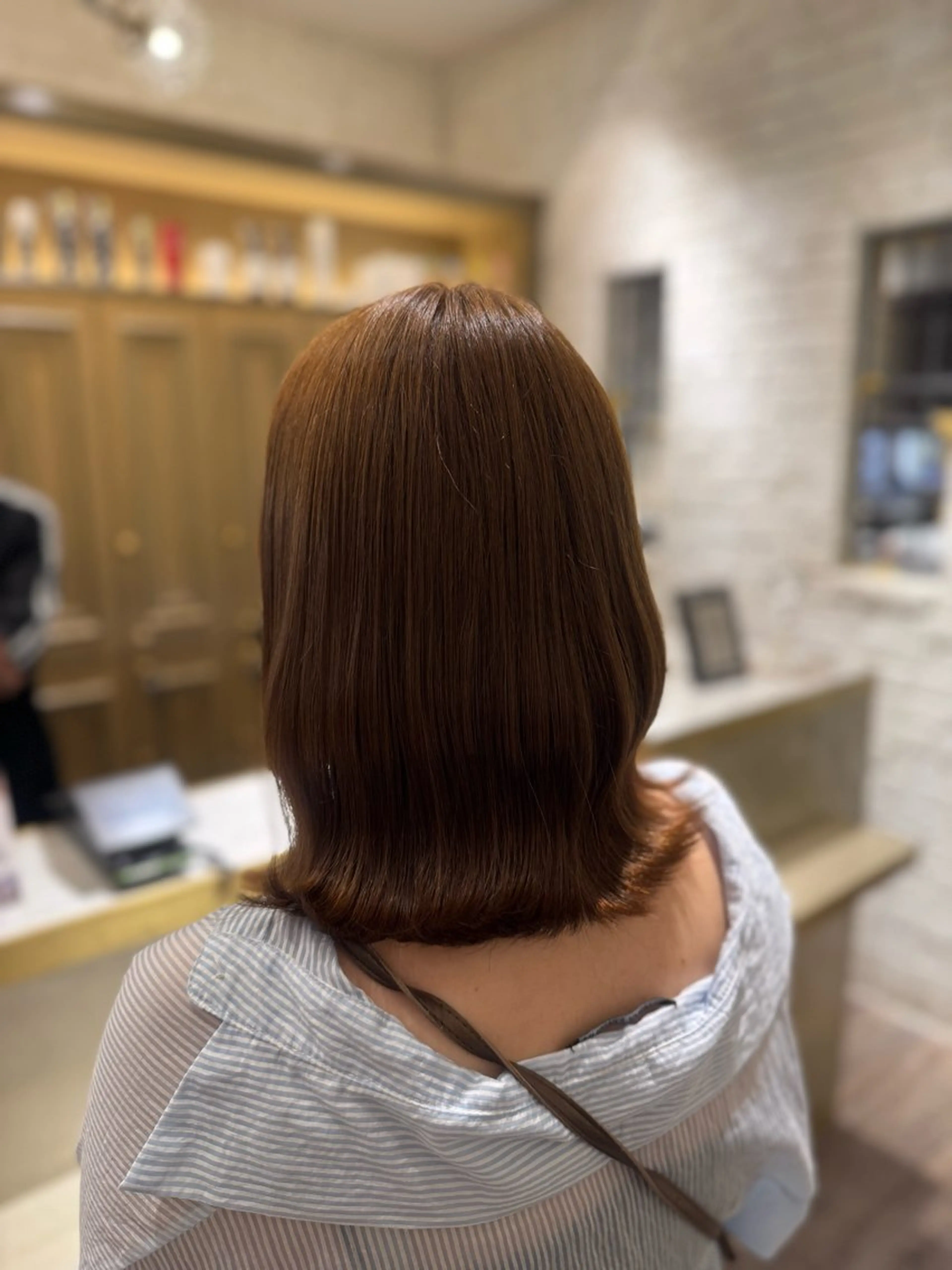 カラー ベージュカラー オリーブベージュ ヘアカラー Tiffa銀座所属・TiffaGINZA /Momokaのヘアスタイル