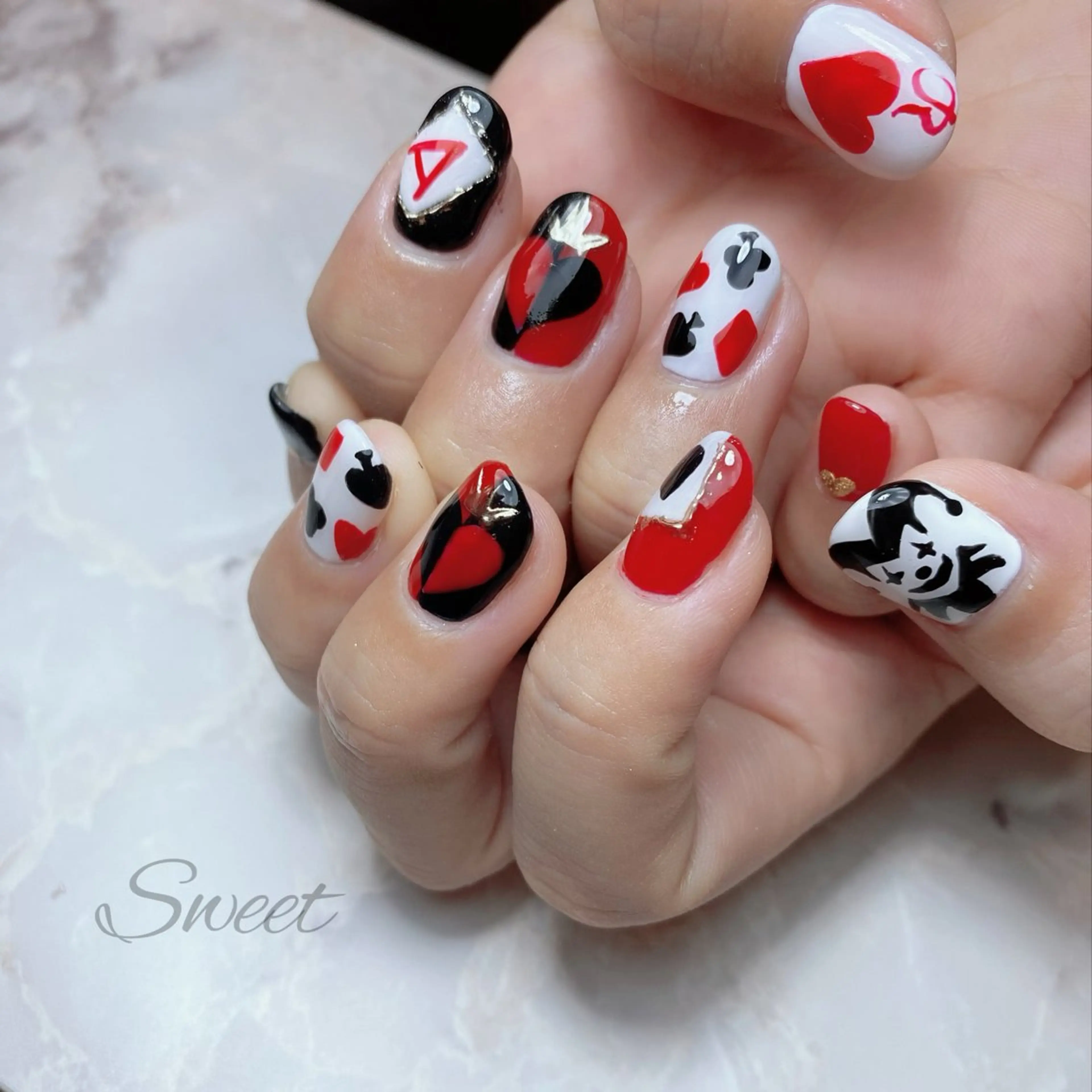 ネイル sweet 仲野陽子のネイルデザイン