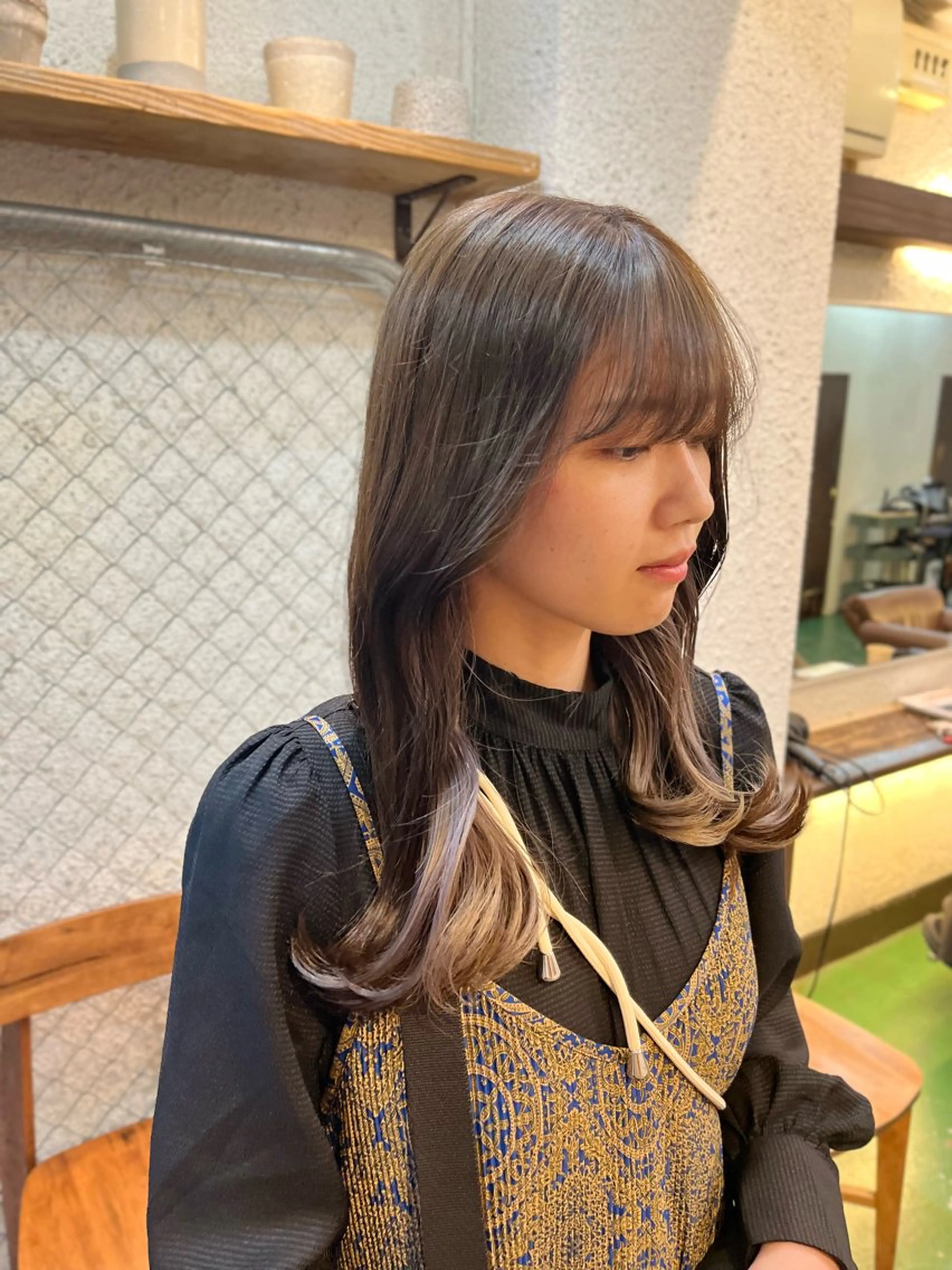 ロング カラー うるツヤハイトーン✨ /西川郁巳のヘアスタイル