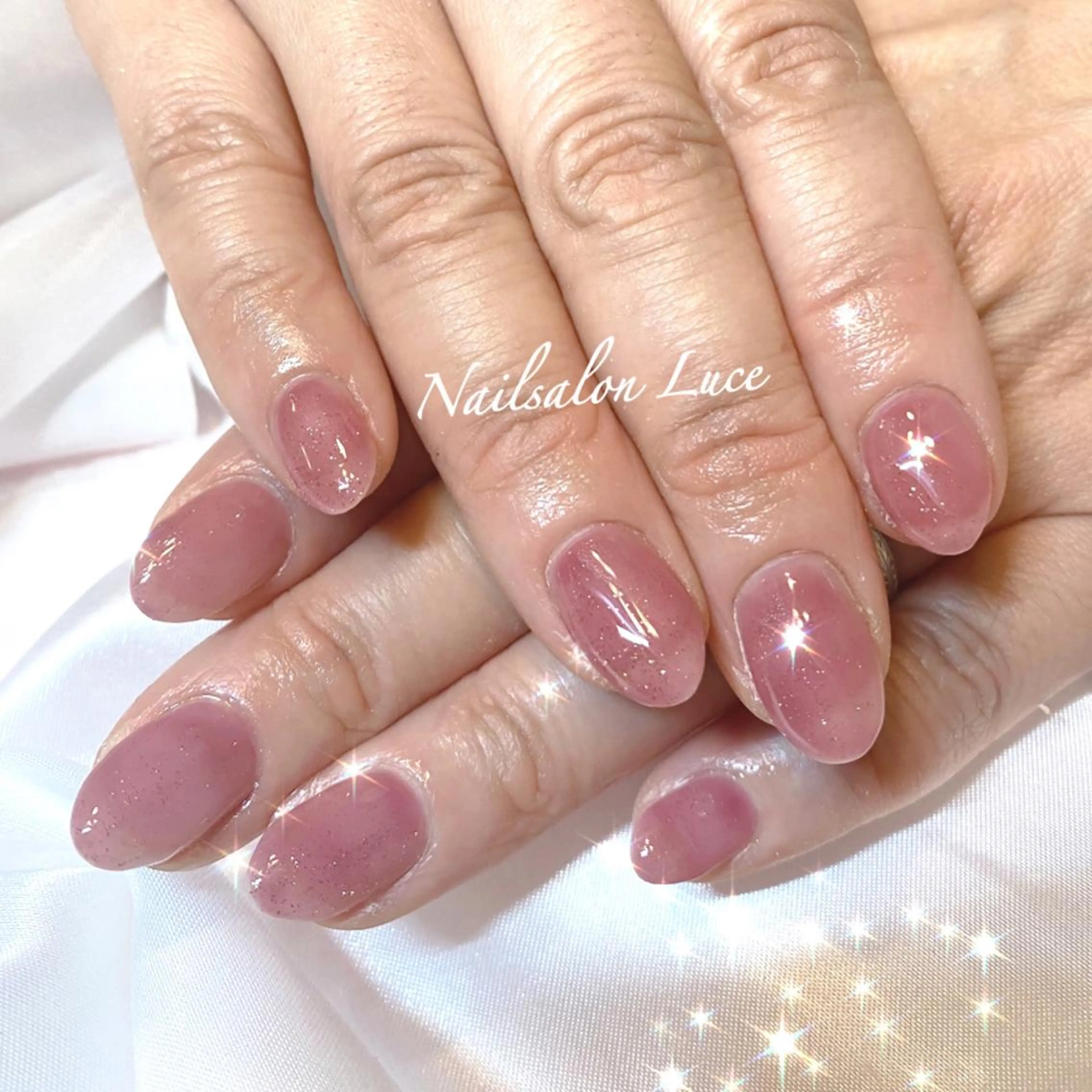 ネイル ジェルネイル ワンカラーネイル ネイル& 脱毛サロン　Lのマツエク・マツパデザイン