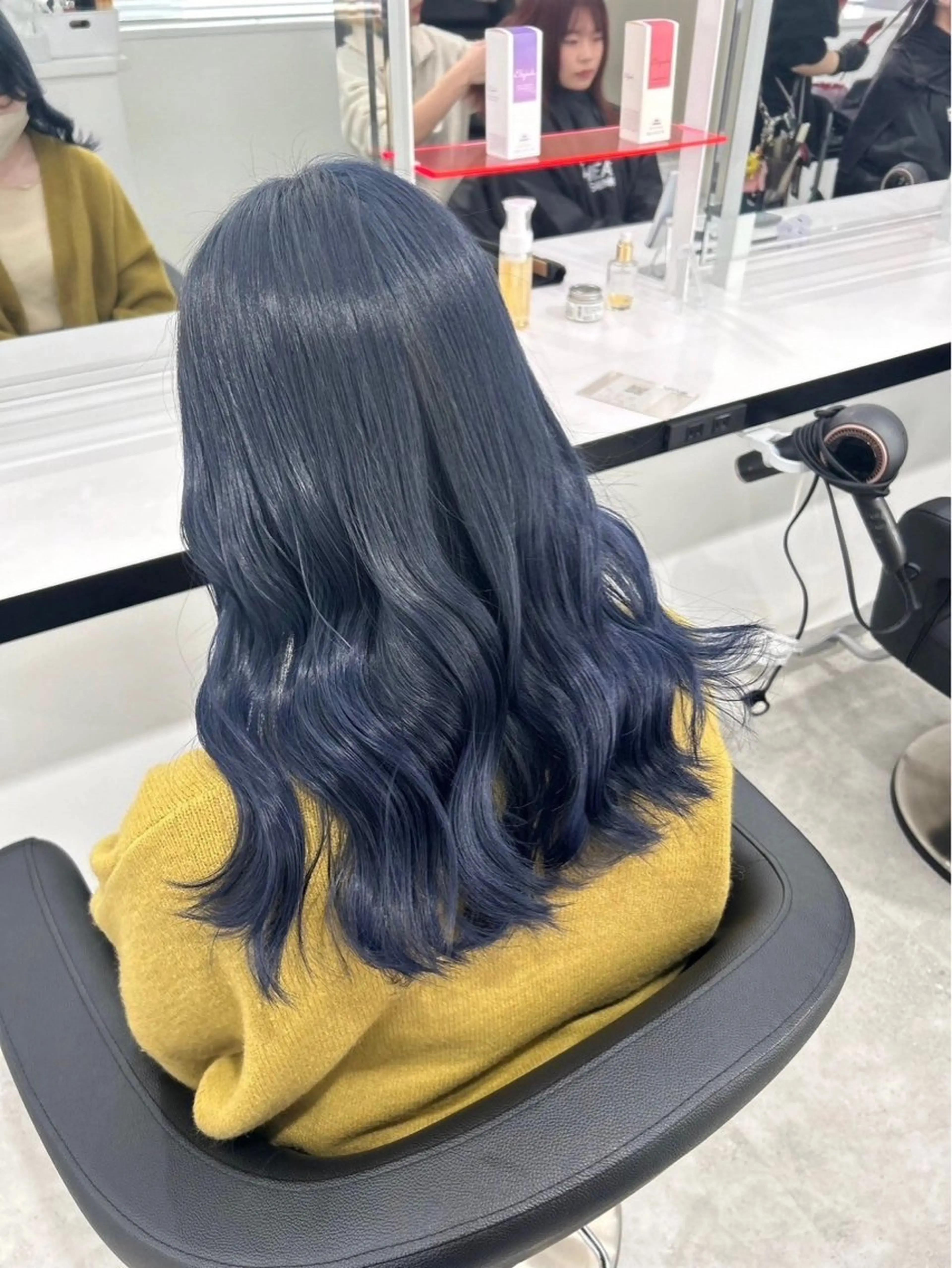 ロング カラー メンズ メンズブリーチ ブリーチ ブリーチなしカラー 奥冨 歩乃佳のヘアスタイル