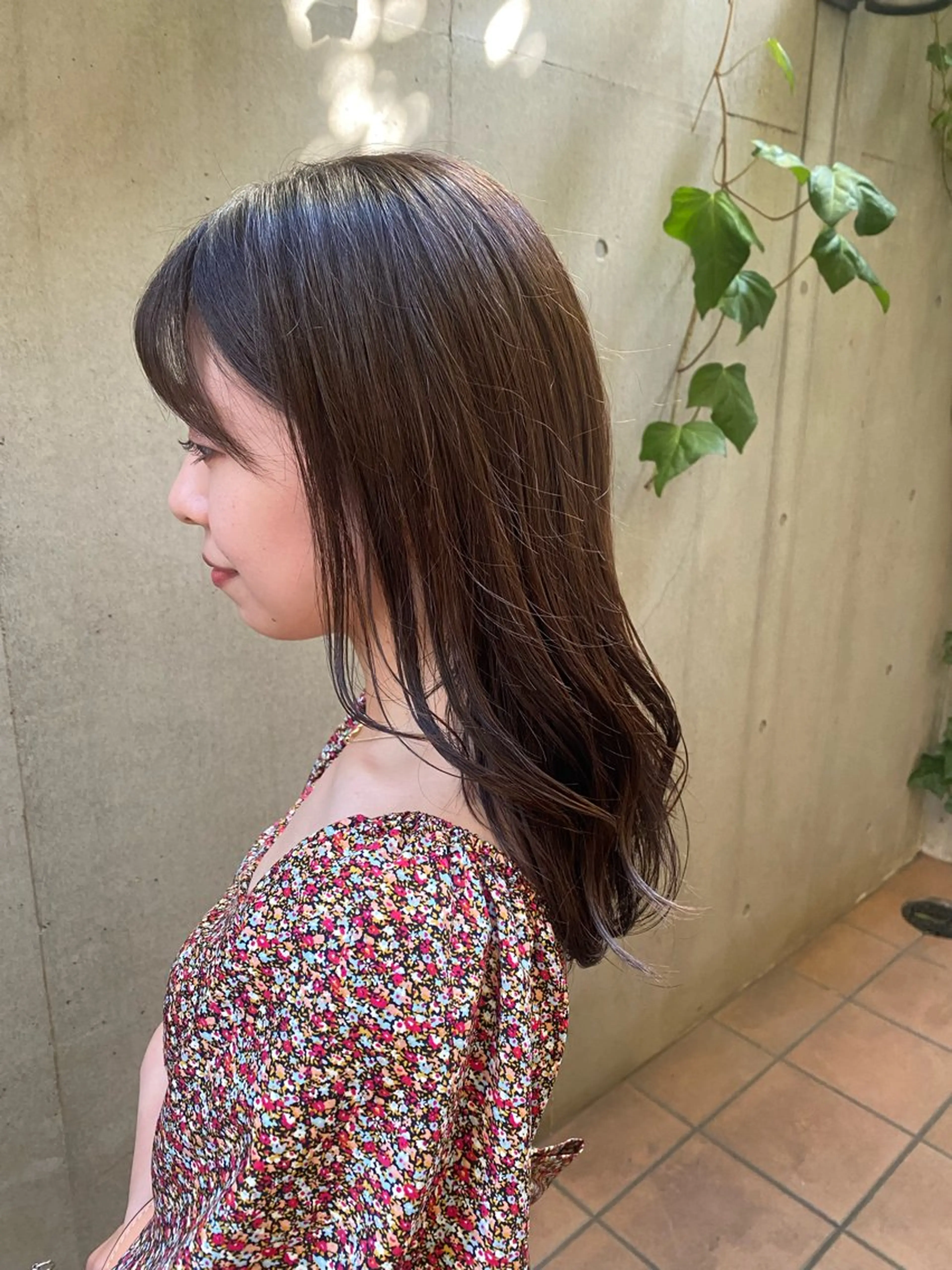ミディアム アッシュ アッシュブラウン カット ヘアカラー トリートメント なみまきパーマ/ボブ パーマ🌼杉田 萌恵のヘアスタイル