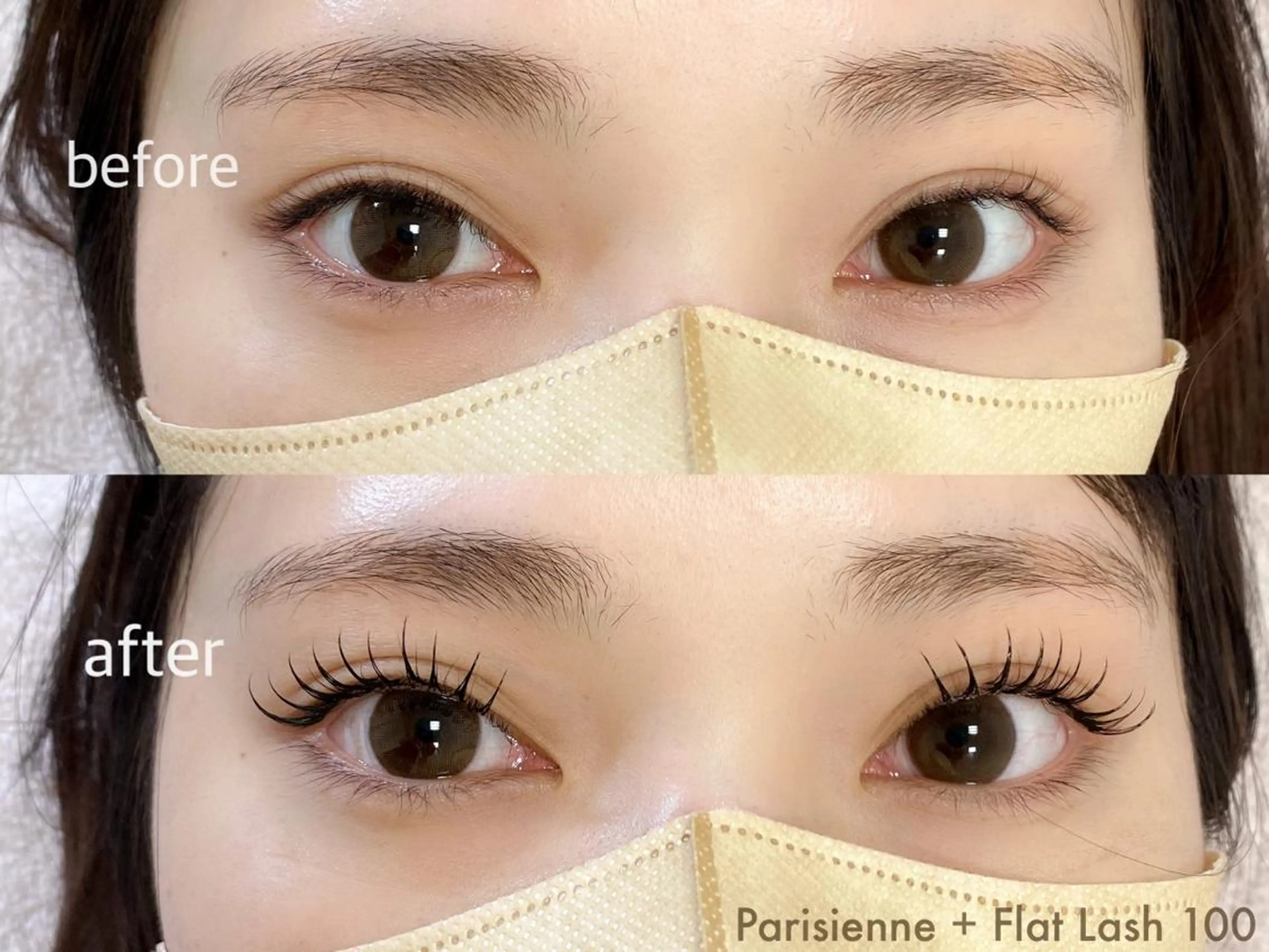 マツエク・マツパ 束感まつ毛 韓国風マツエク パリジェンヌラッシュリフト まつげパーマ 下まつげエクステ viviAiles ♡⃛ Ruiのマツエク・マツパデザイン