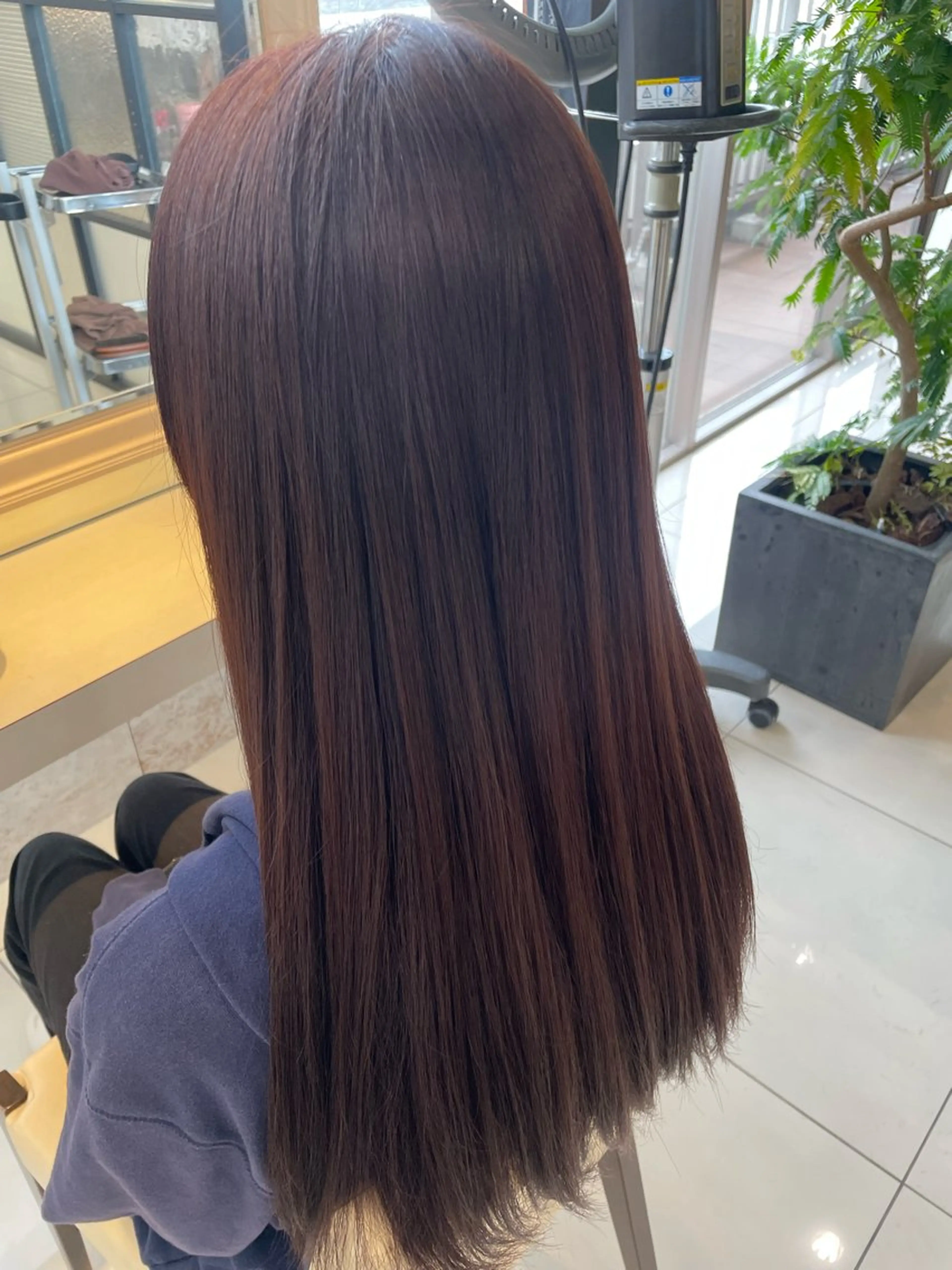 ロング ちぐさ/暖色/ ワンカラー🤍のヘアスタイル