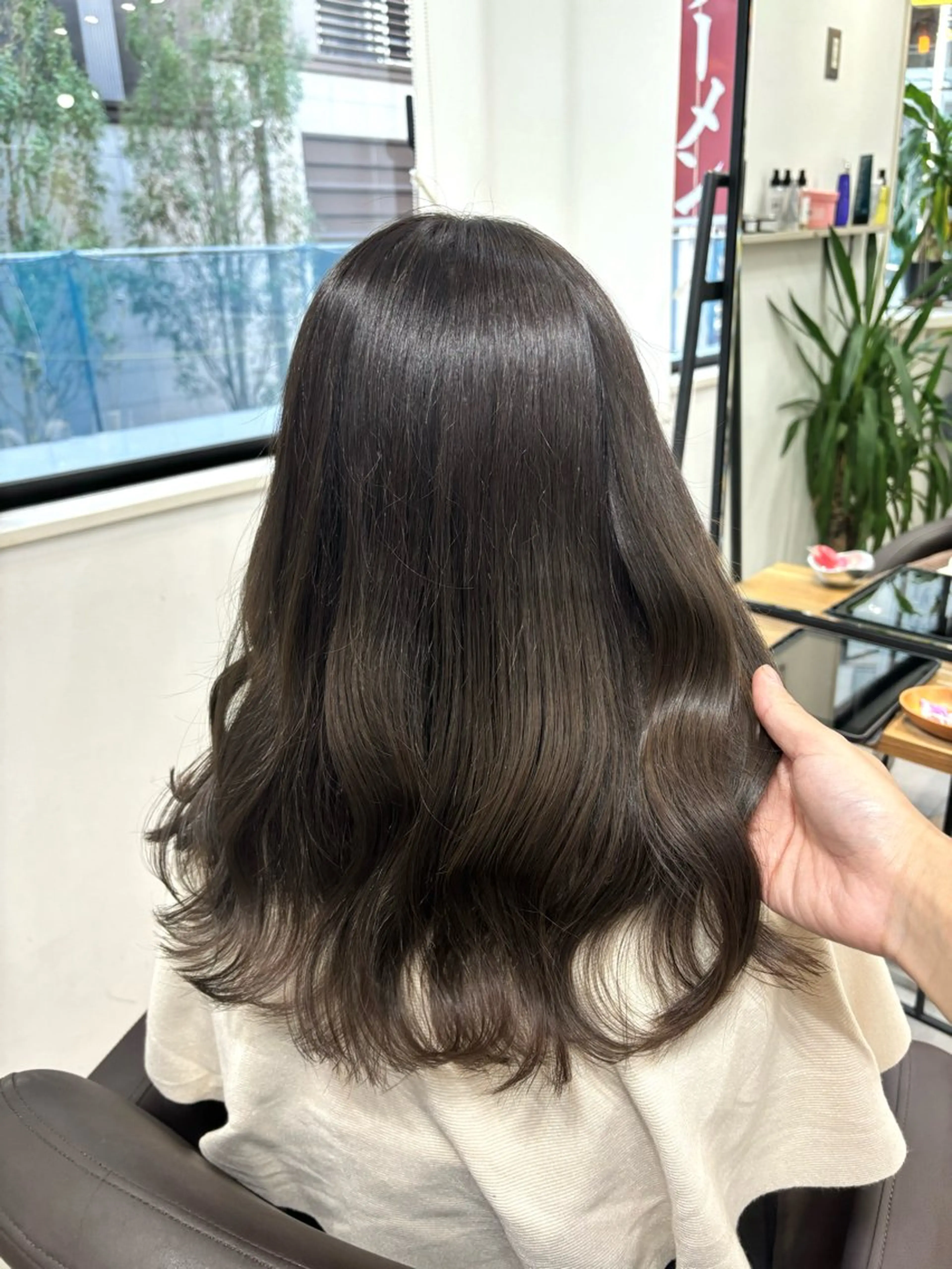 ロング カット ヘアカラー トリートメント ヘッドスパ ヘアセット I S所属・🌿透明感カラー‪ 縮毛矯正✨かずきのヘアスタイル