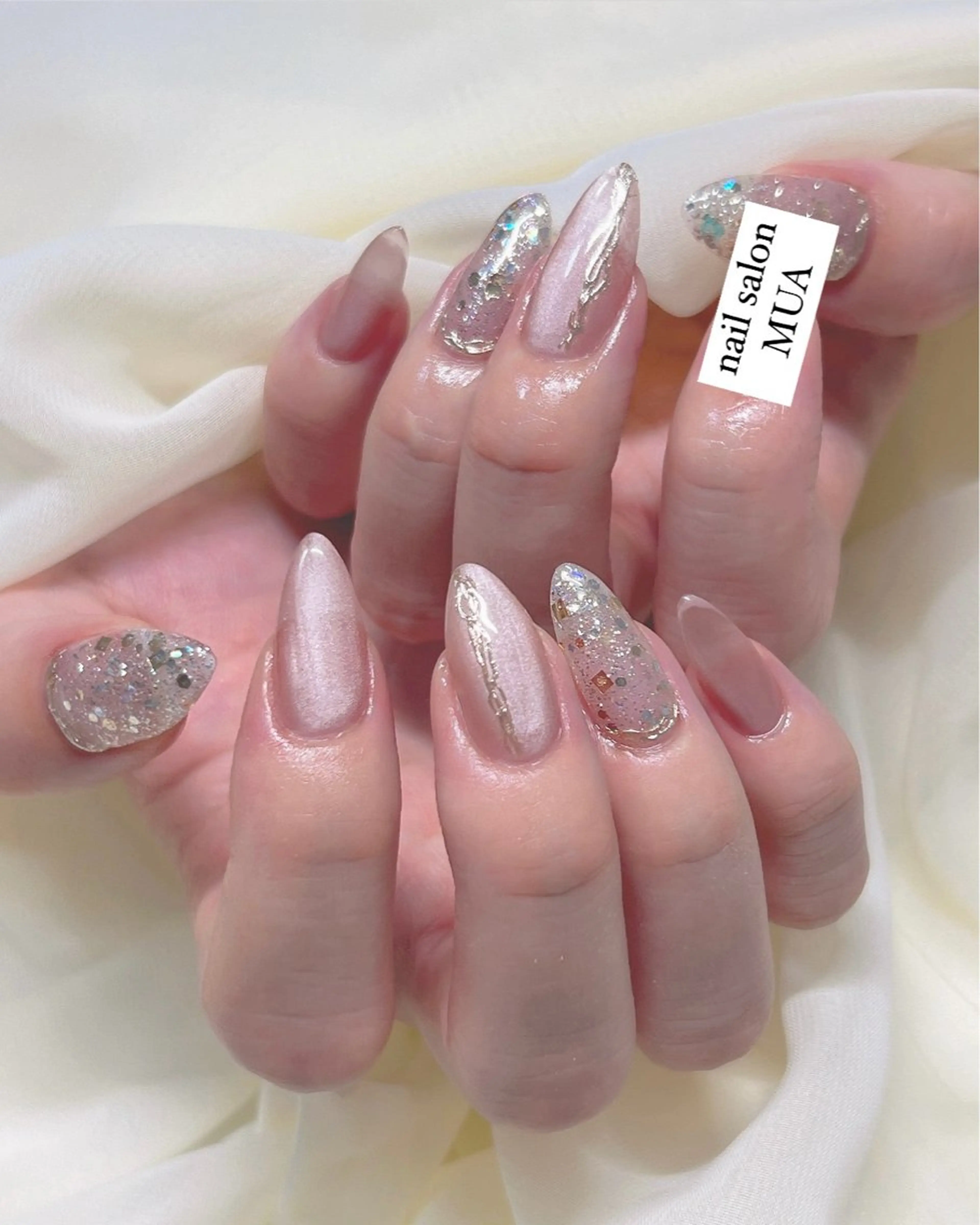 ネイル ニュアンスネイル シンプルネイル nail salon MUAのネイルデザイン