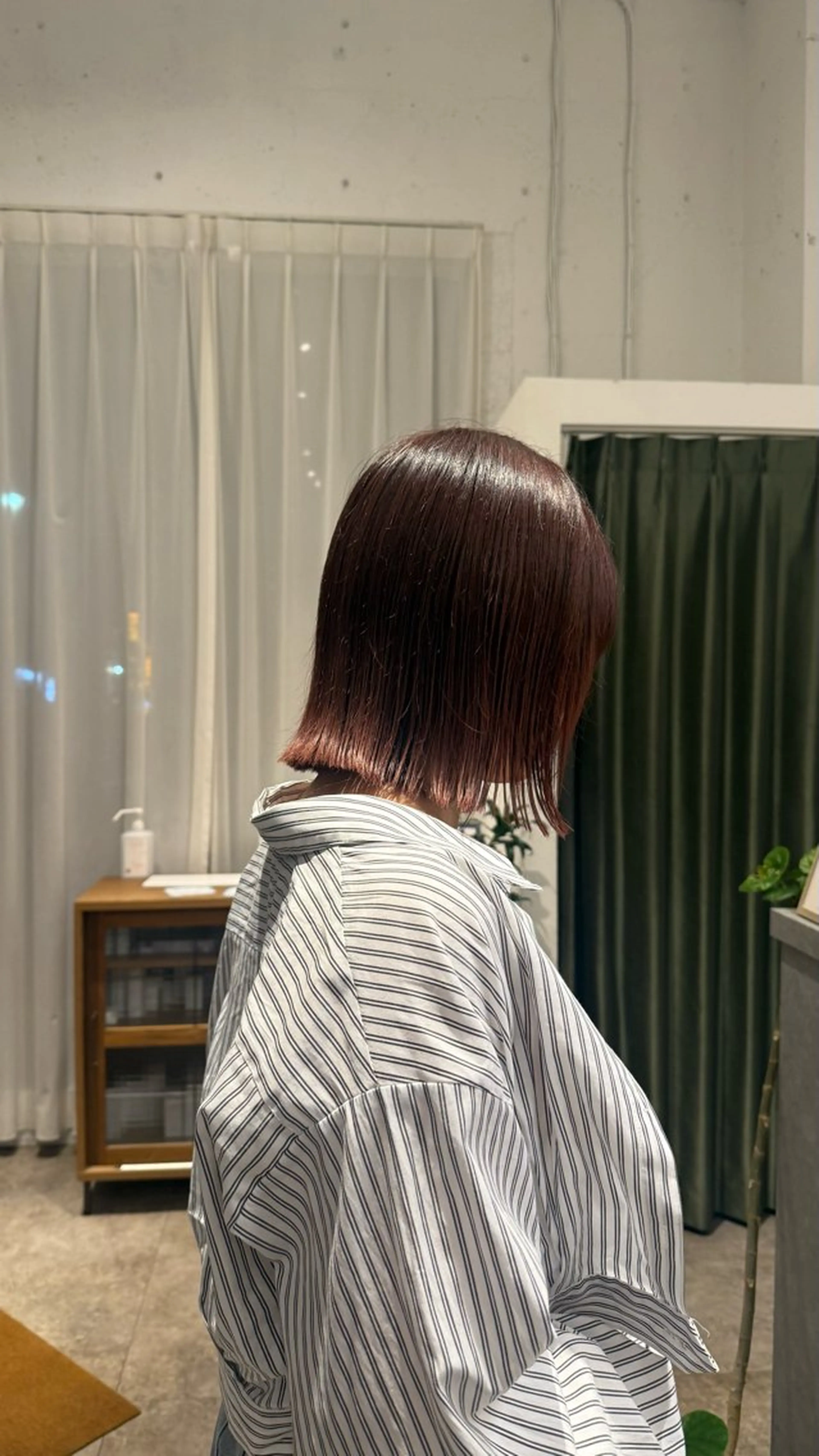 ミディアム ボブ 茨木市サロン amiのヘアスタイル