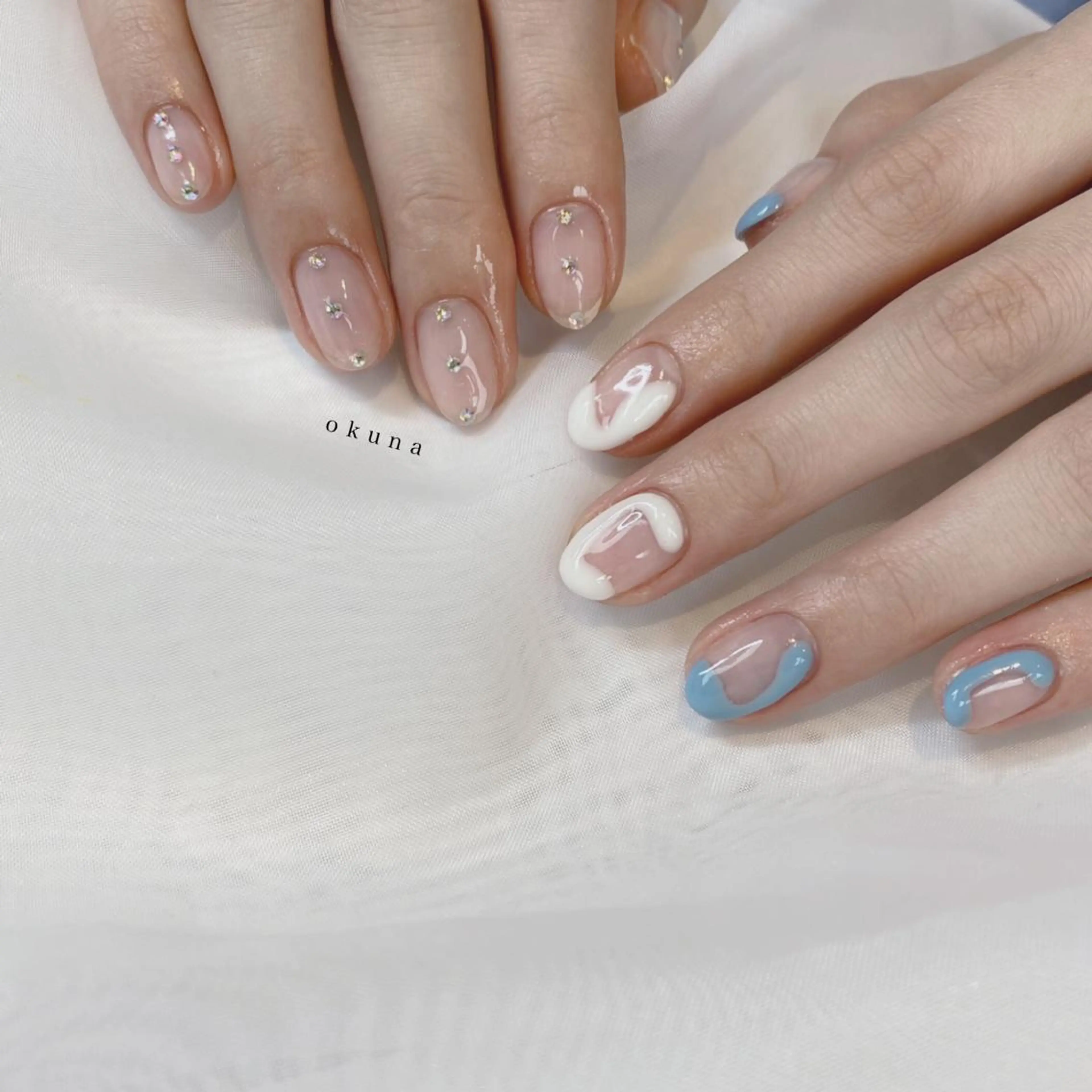 ネイル ニュアンスネイル ハンドネイル パンチャパンチャ ネイルサロンのネイルデザイン