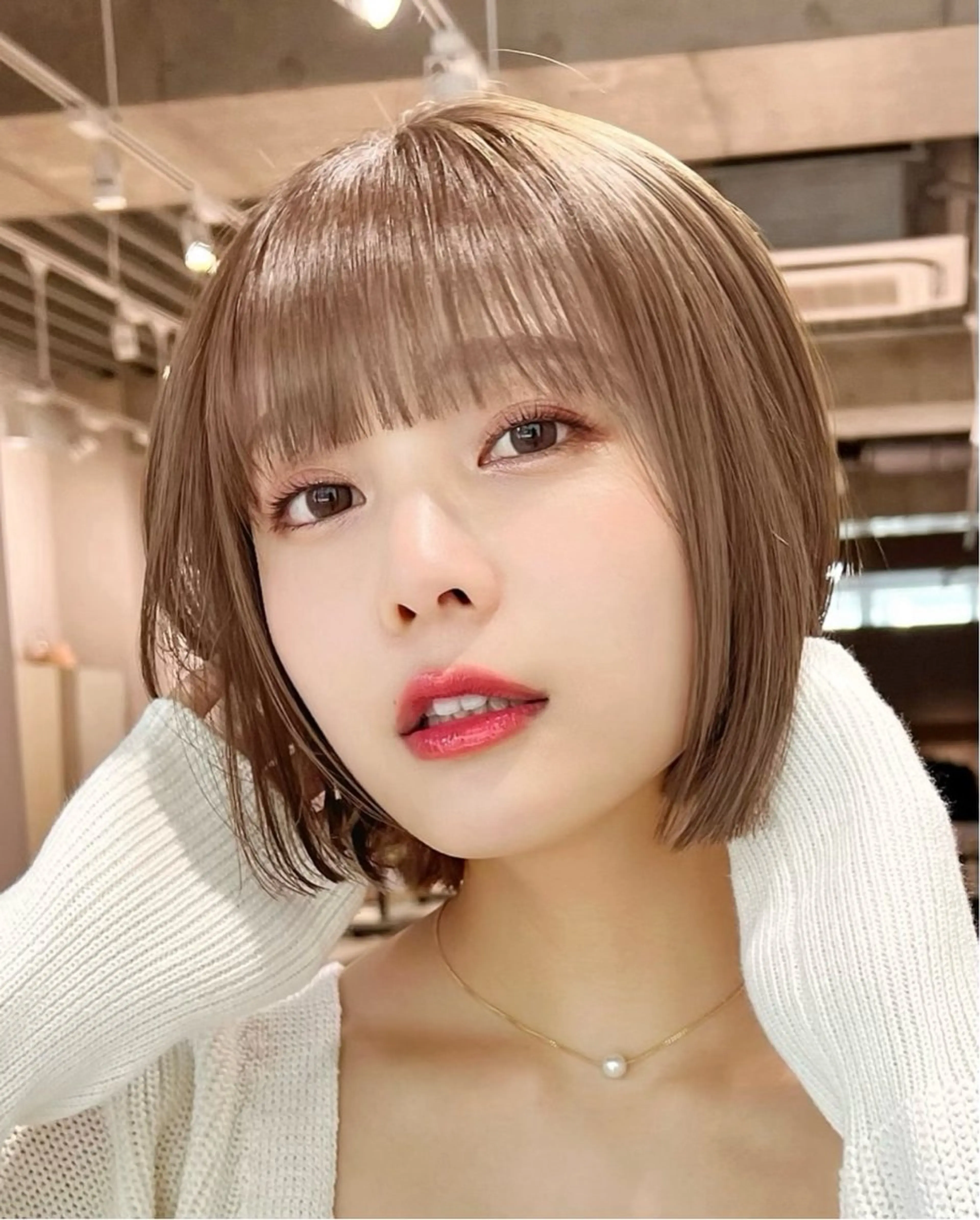 ショート ボブ ミディアムヘア Chifumiのヘアスタイル