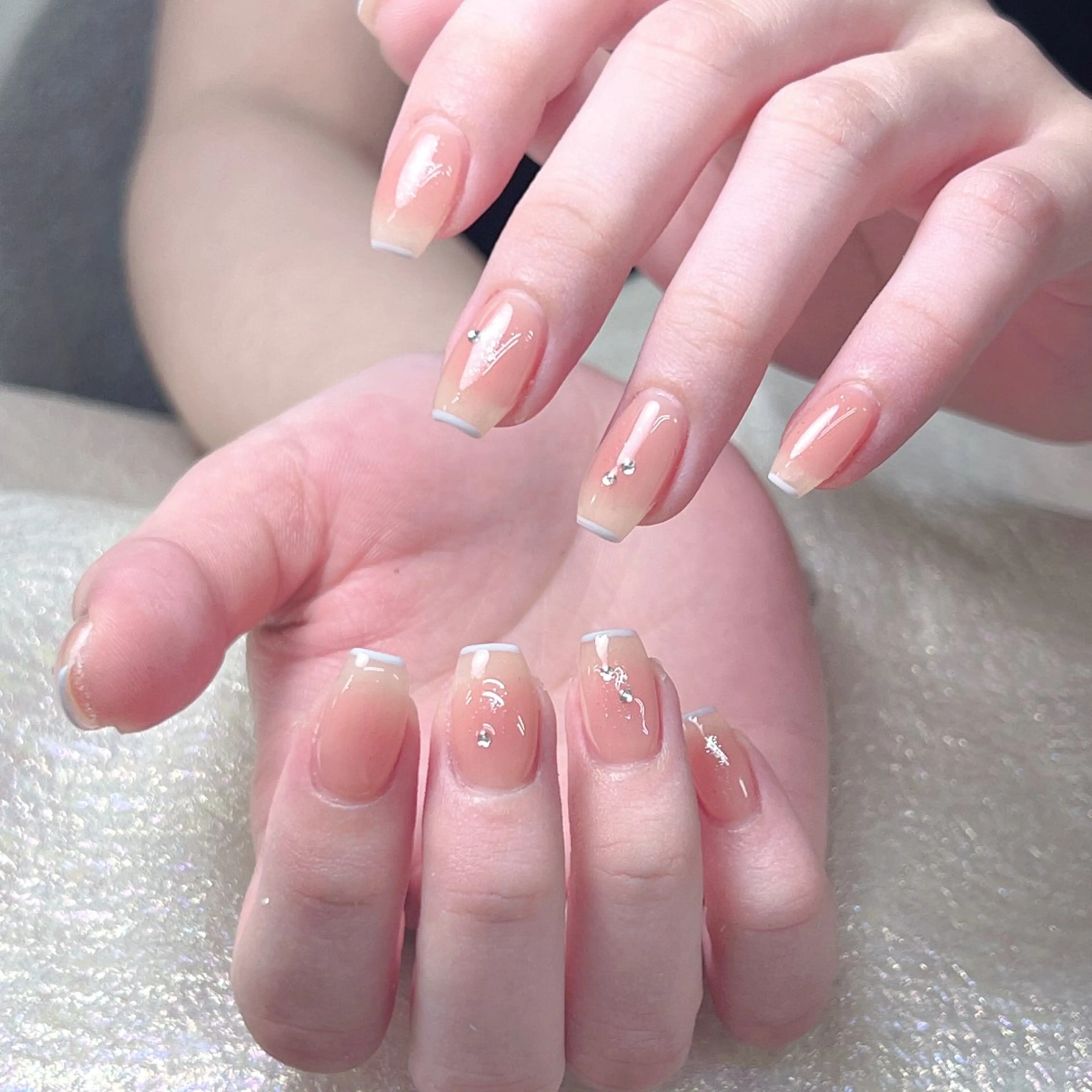 ネイル 長いだし/スカルプ/ パラシェルN.oneのネイルデザイン