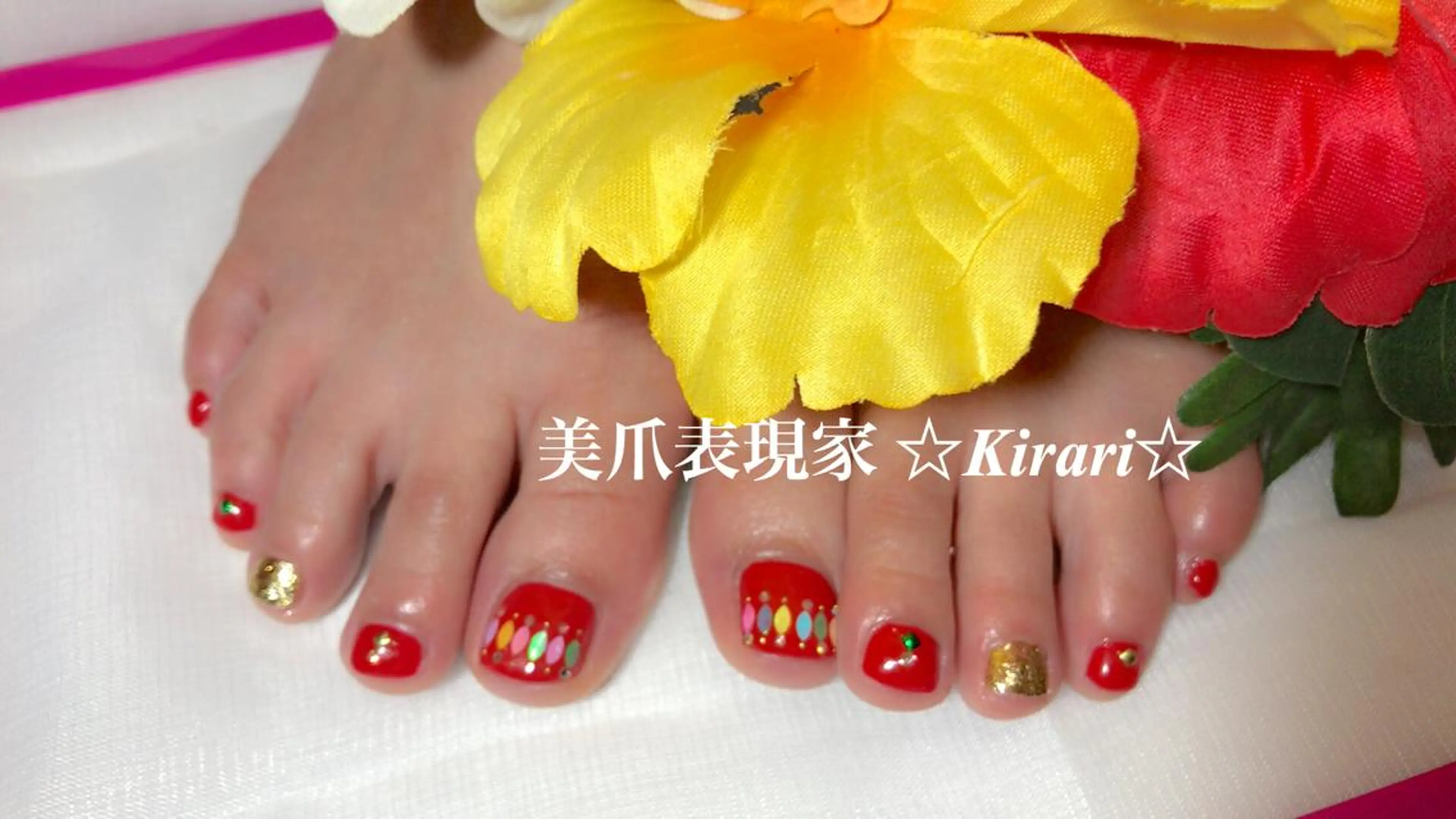 ネイル フットネイル Nail &Beauty Salon ☆Kirari☆所属・ビューティサロン ☆Kirari☆のネイルデザイン