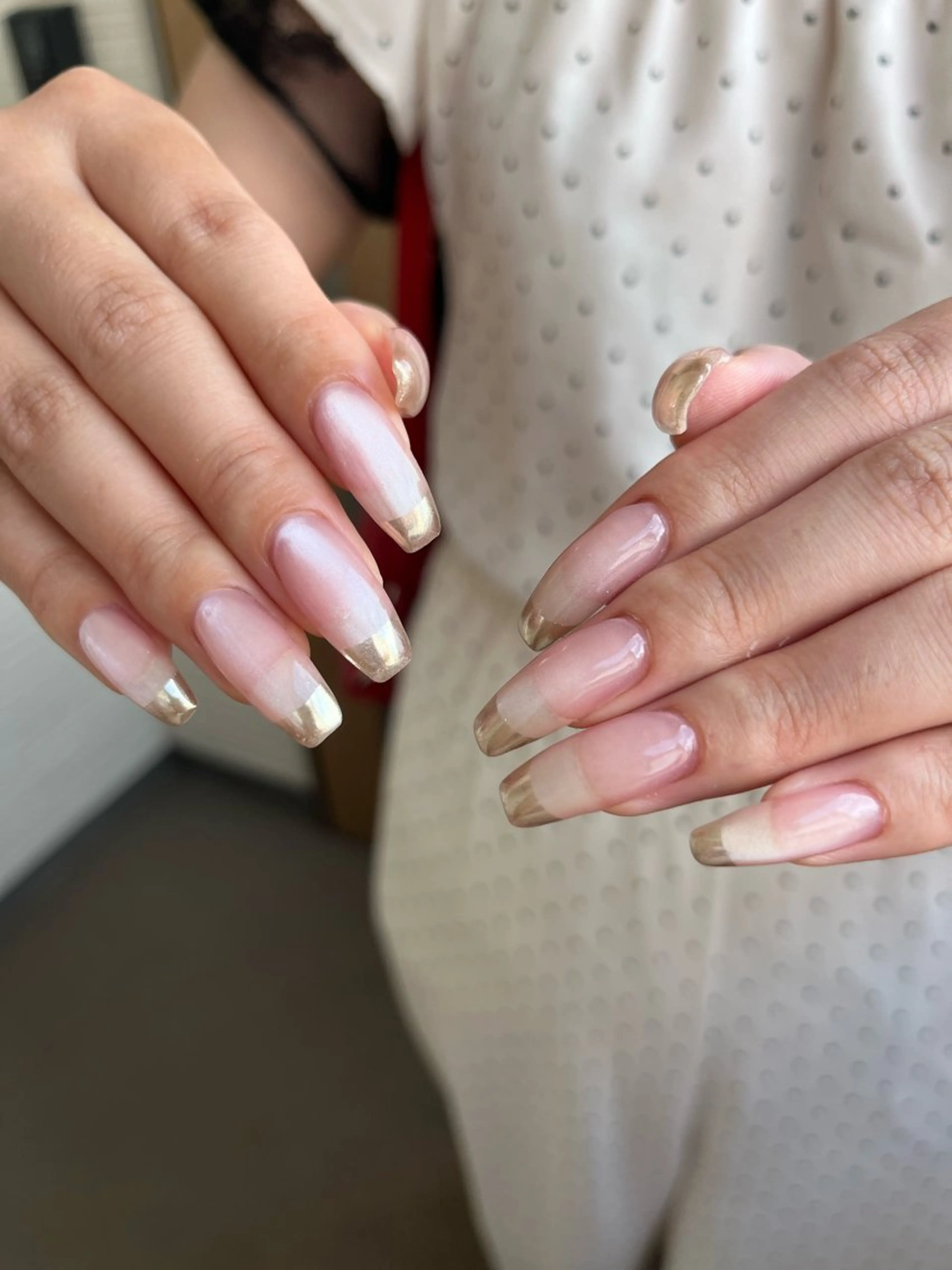 ネイル Ray. ちゅるん系ニュアンスのネイルデザイン