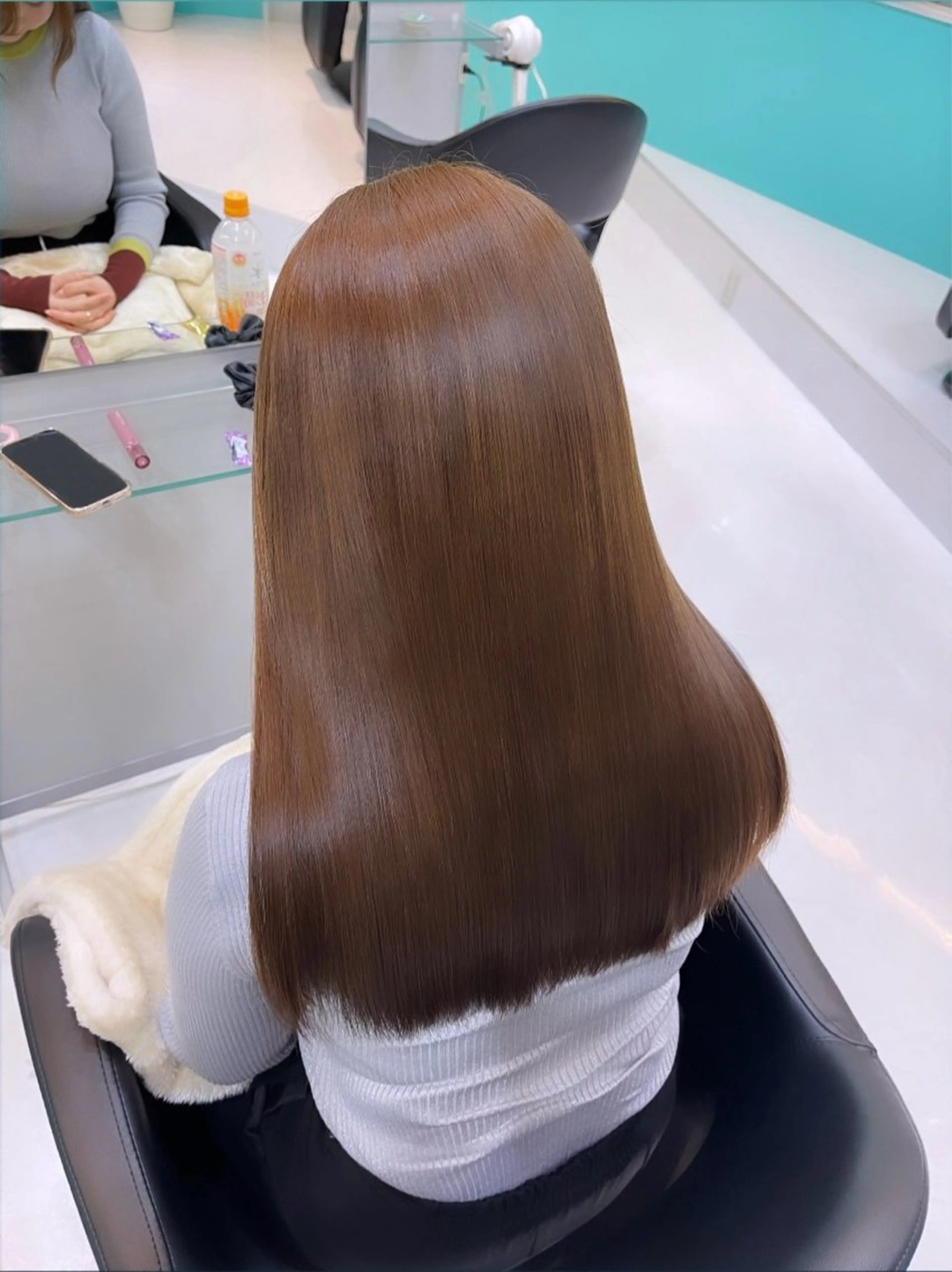 セミロング mana/髪質改善/ ヘアセット/パーマのヘアスタイル