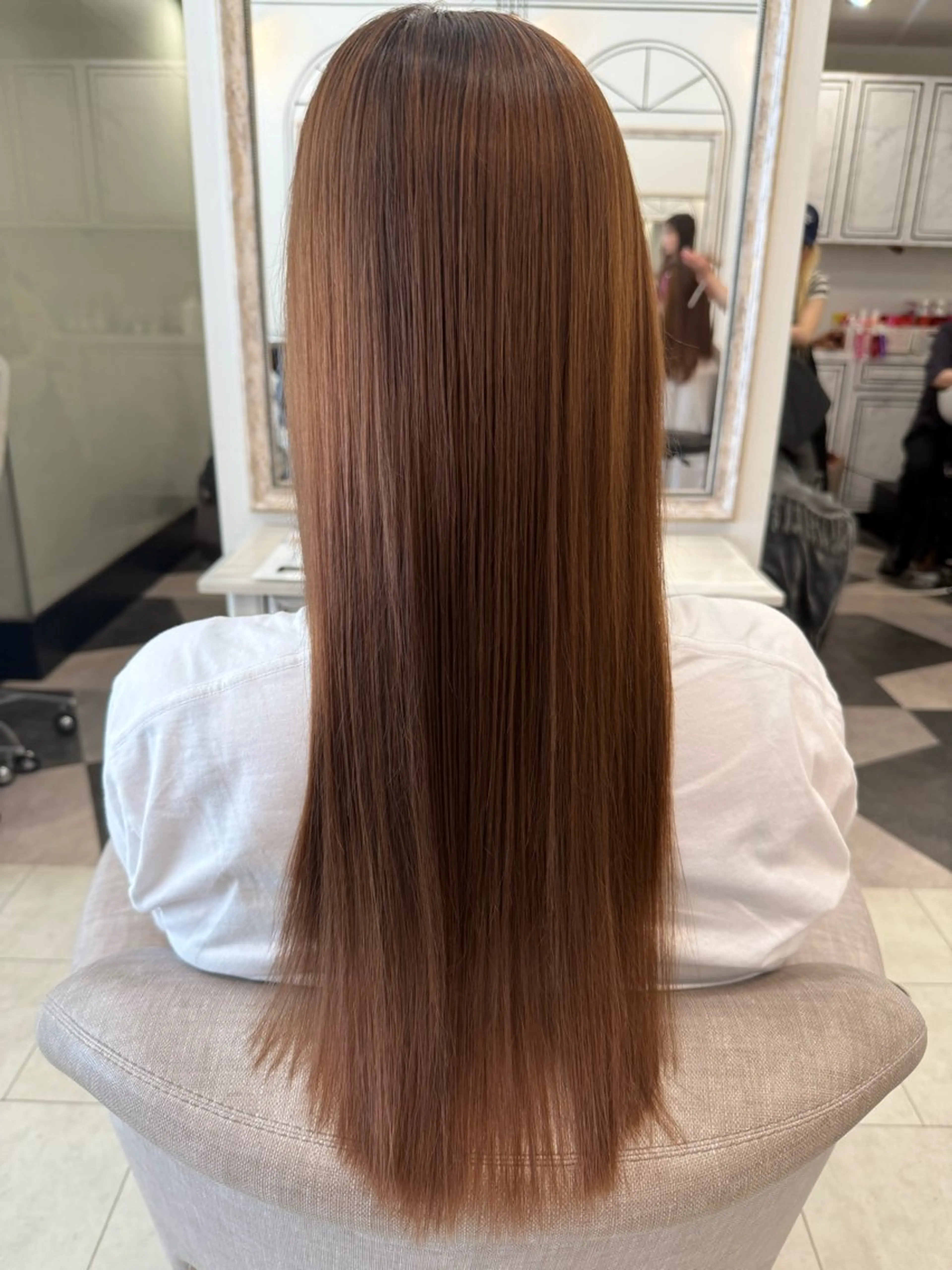 ロング パーマ ストレートパーマ カット 縮毛矯正 Eclat【エクラ】所属・三上 莉里のヘアスタイル