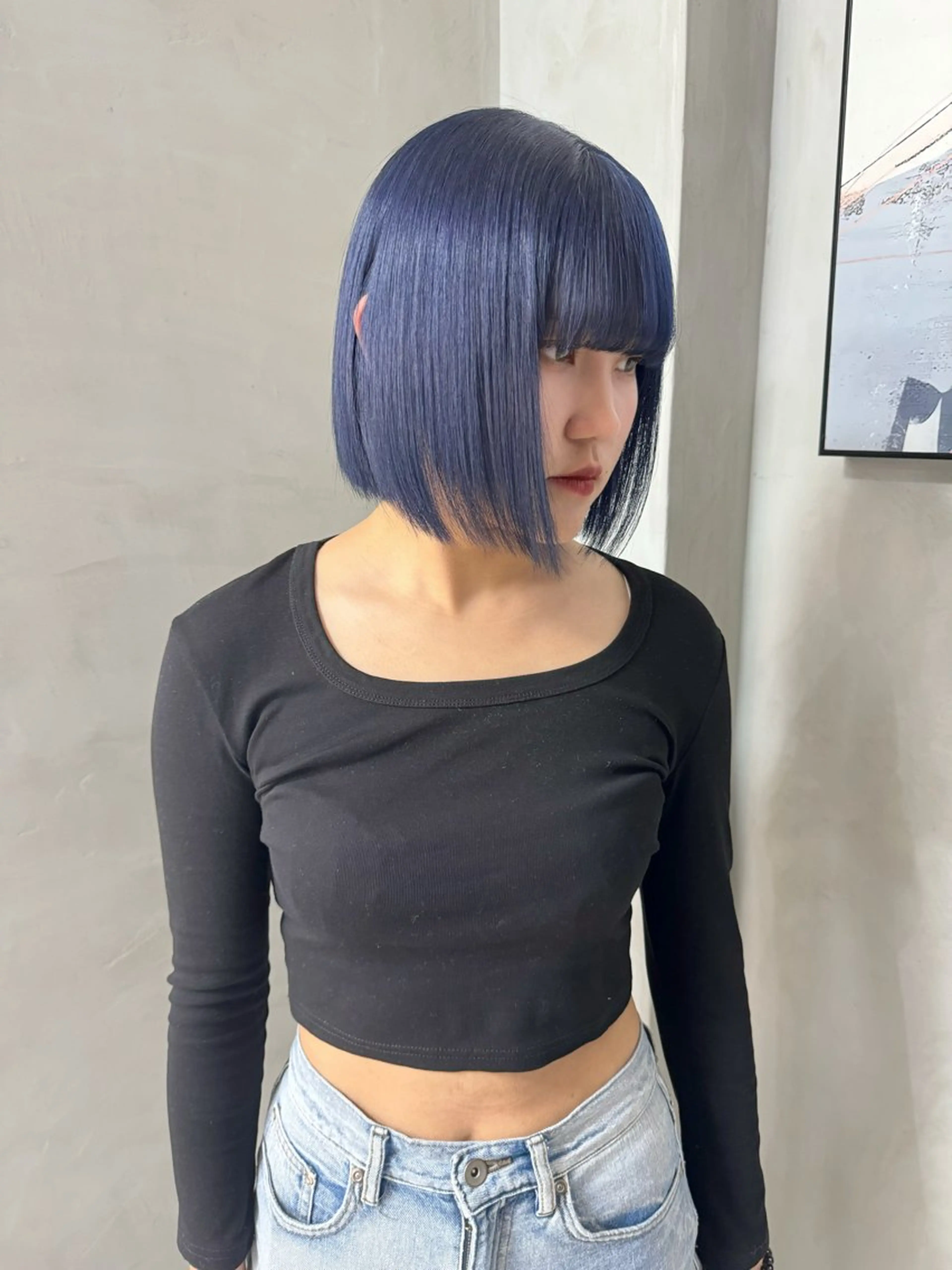 カラー ブルーカラー ヘアカラー ダメージレスブリーチ 専門美容師/クワさんのヘアスタイル