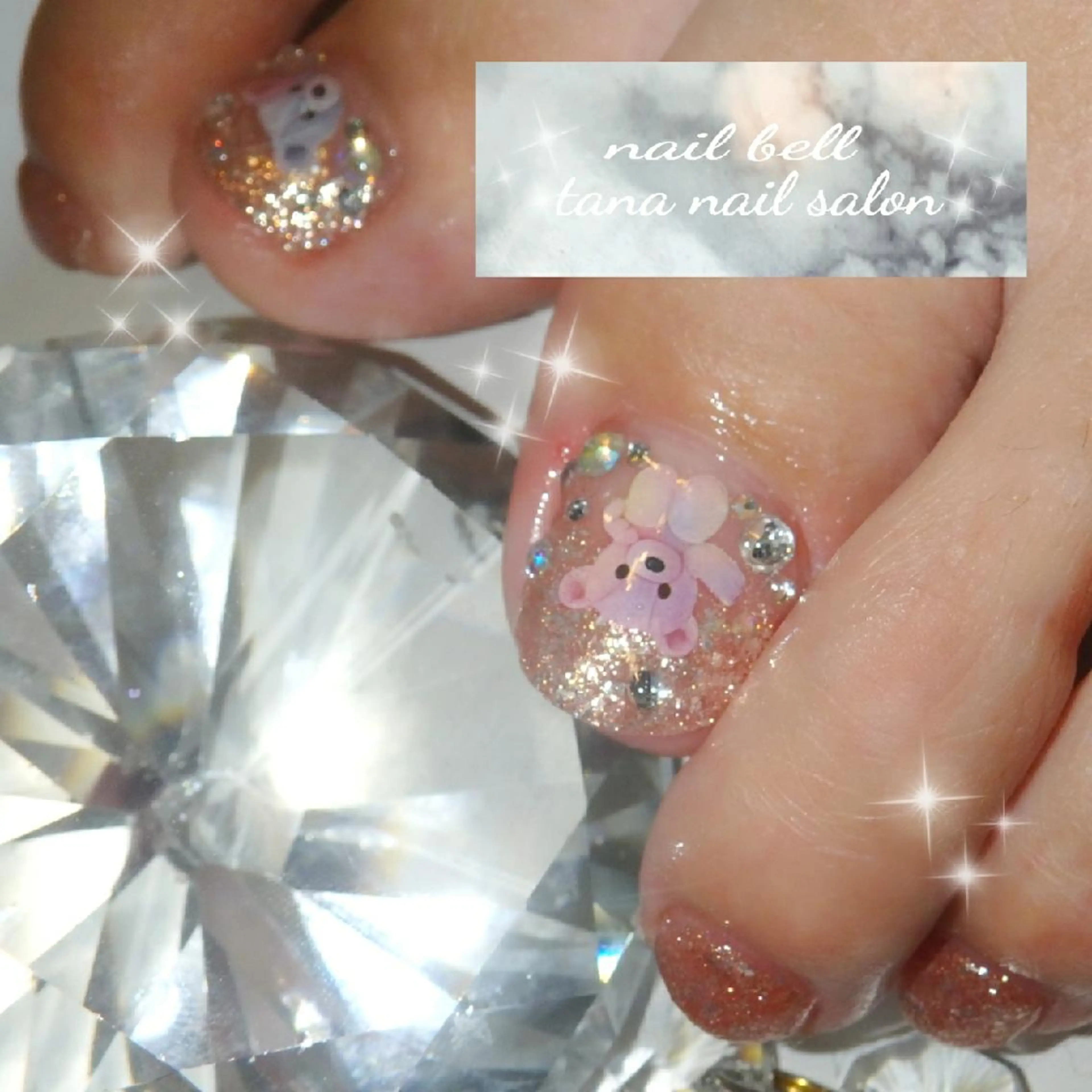 ネイル 占いができるネイルサロン「ネイルベル」所属・さいとう りなのネイルデザイン