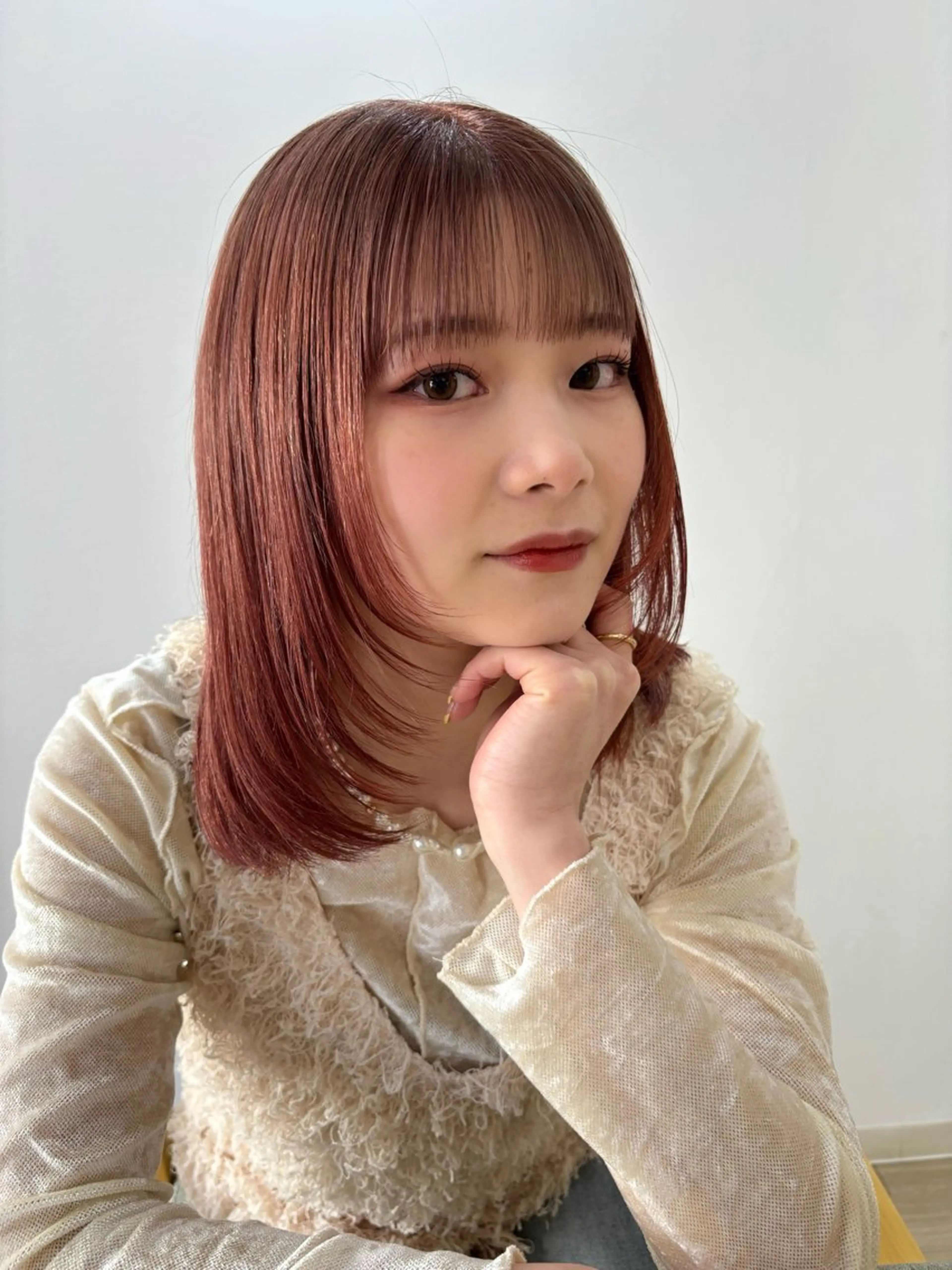 ミディアム scena(シーナ)所属・『大西　陸』 透明感color🔆のヘアスタイル