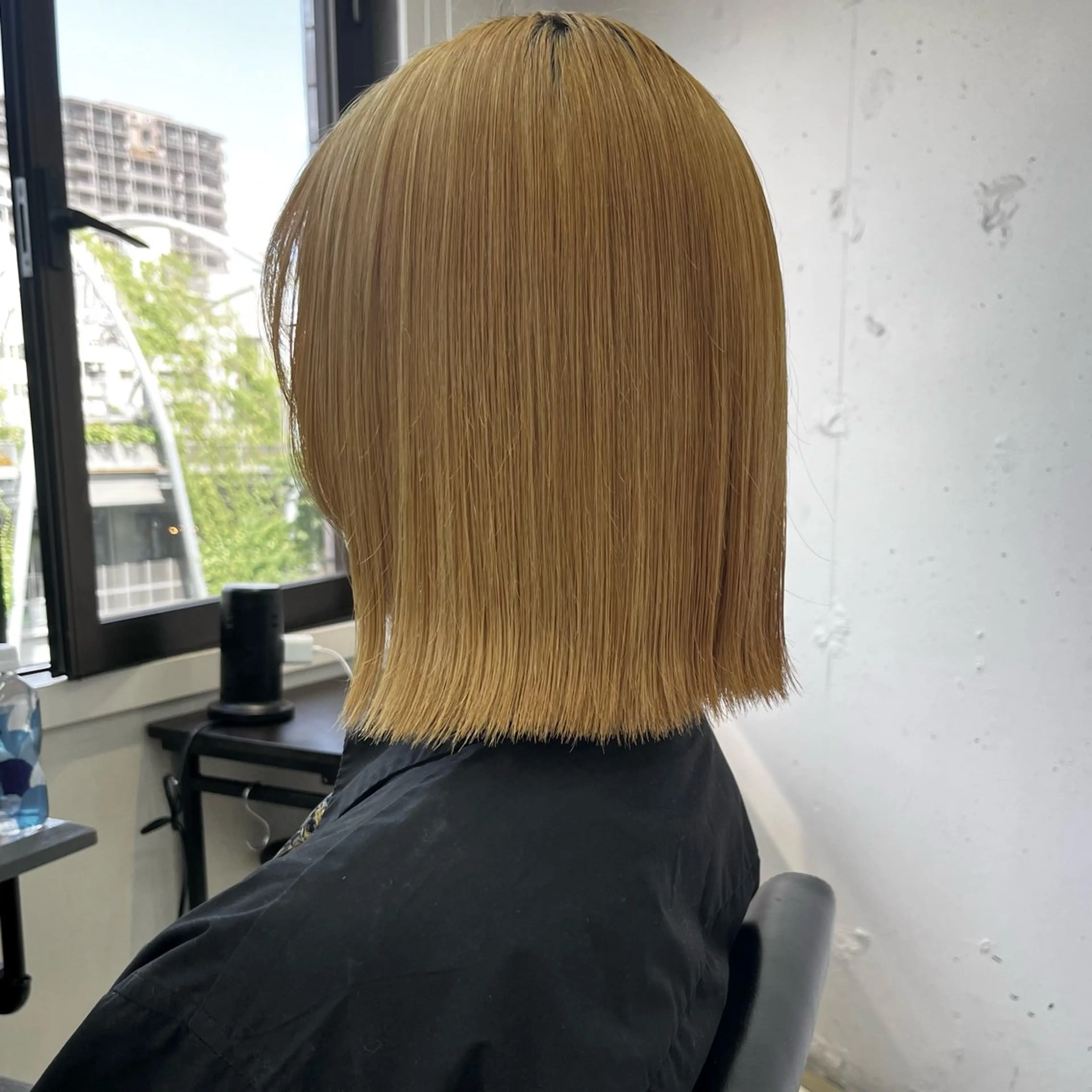 カラー ボブ・顔まわり 💎愛唯(めい)のヘアスタイル