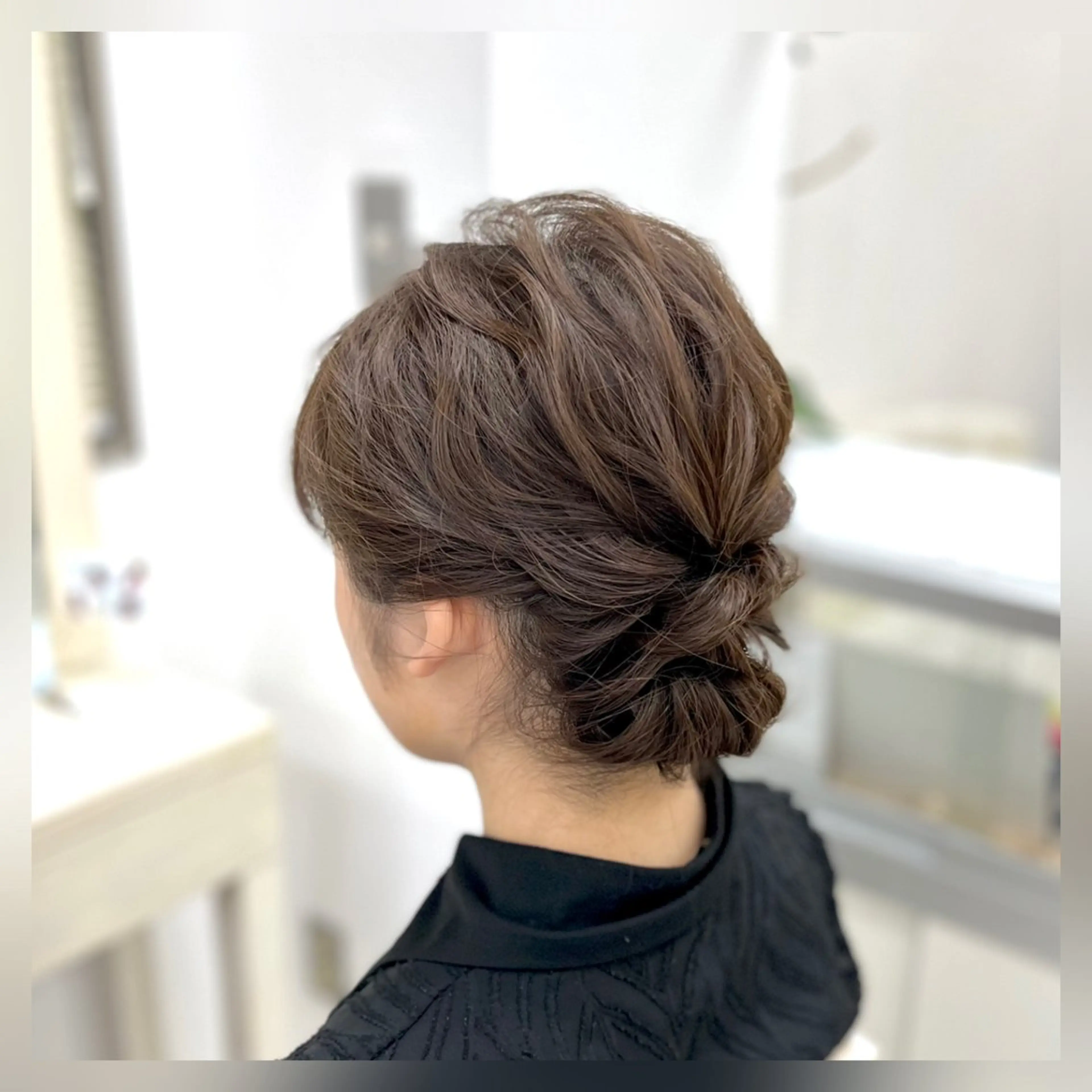 ヘアアレンジ 似合わせヘアメイク 💐オダギリチアキのヘアスタイル