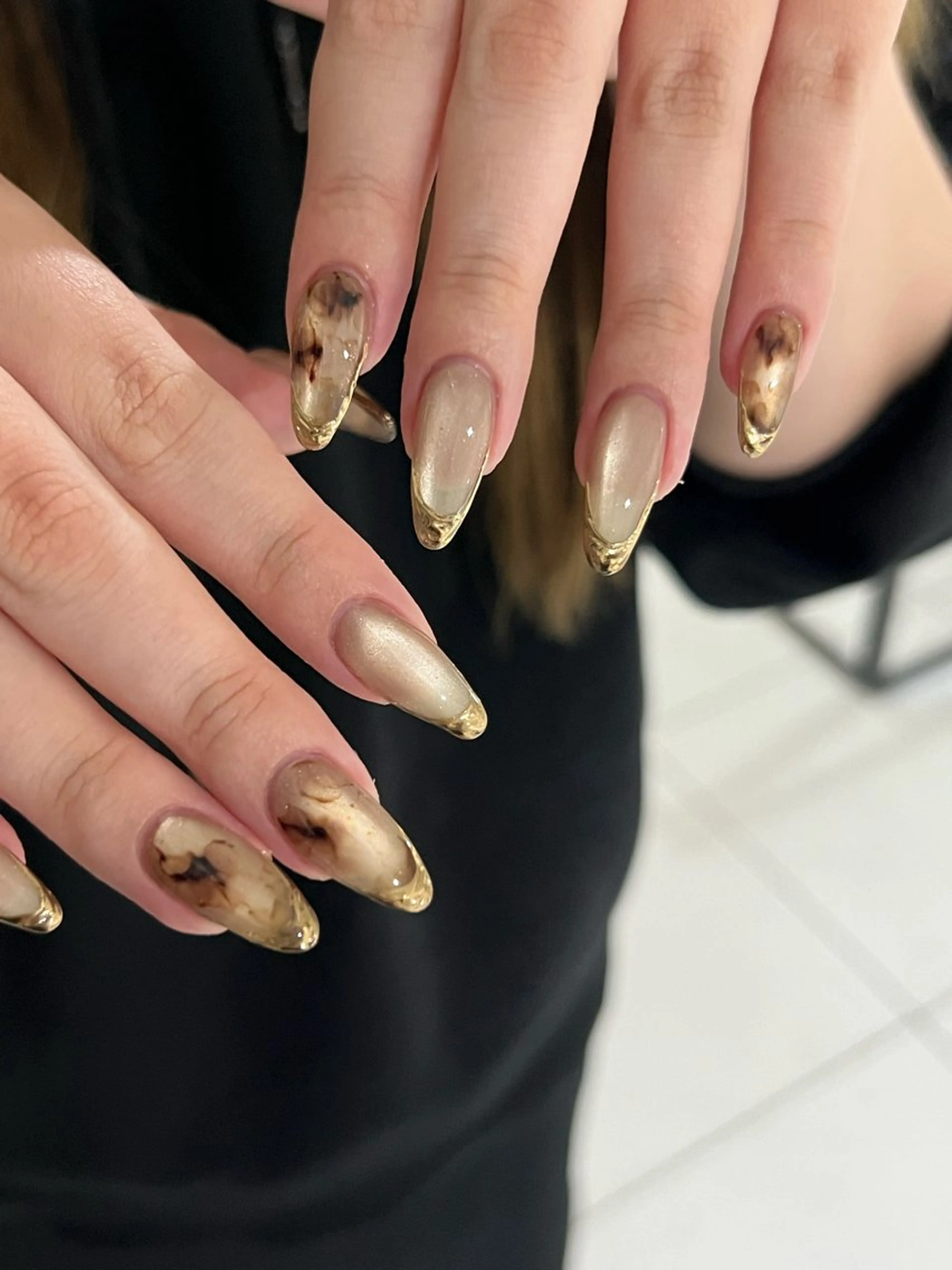 ネイル 持ち込み ニュアンスネイル ハンドネイル ハンドケア Charme. NOBUKOのネイルデザイン