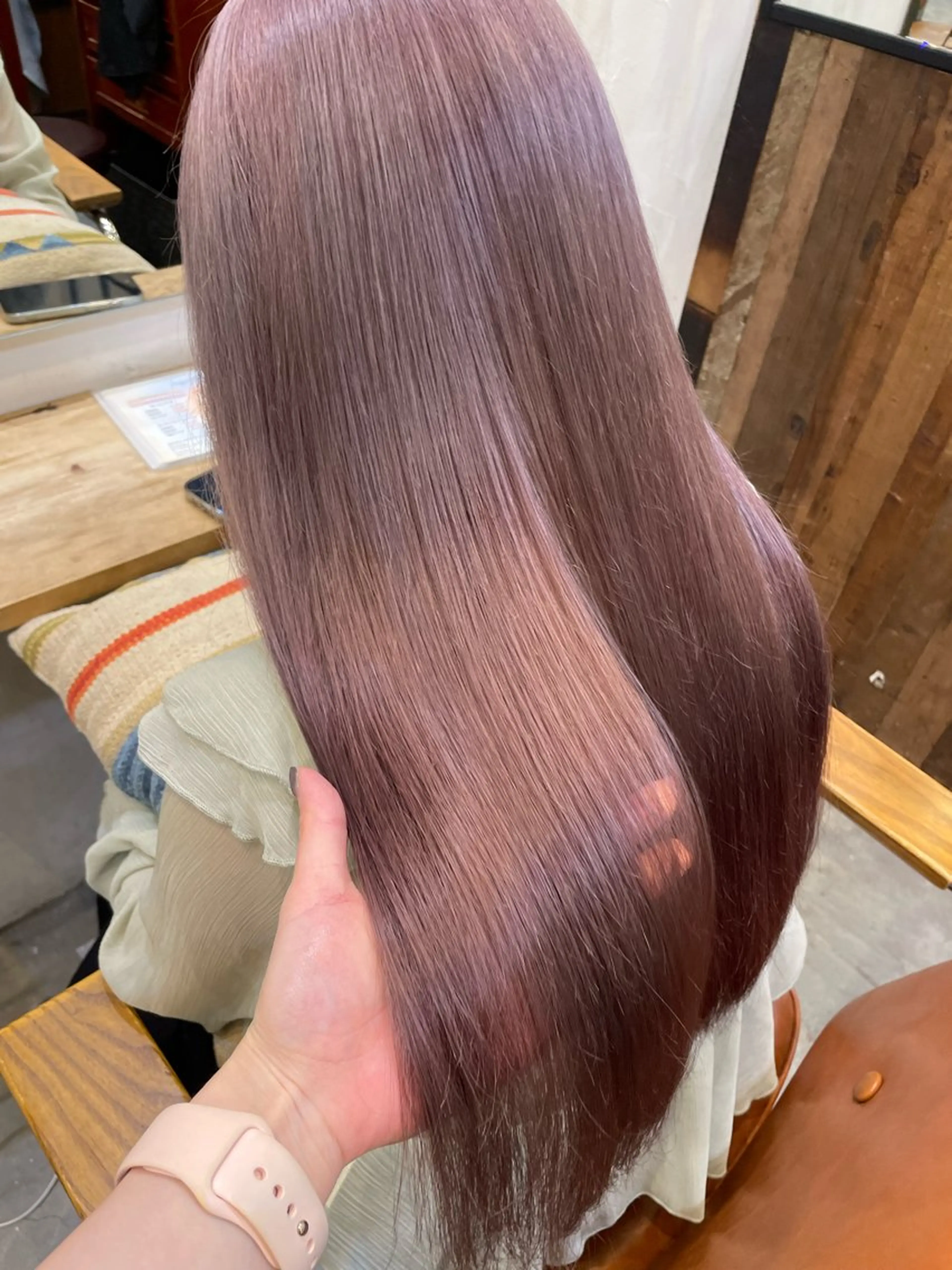 ロング カラー 似合わせカットNo1 いちば　ゆなのヘアスタイル