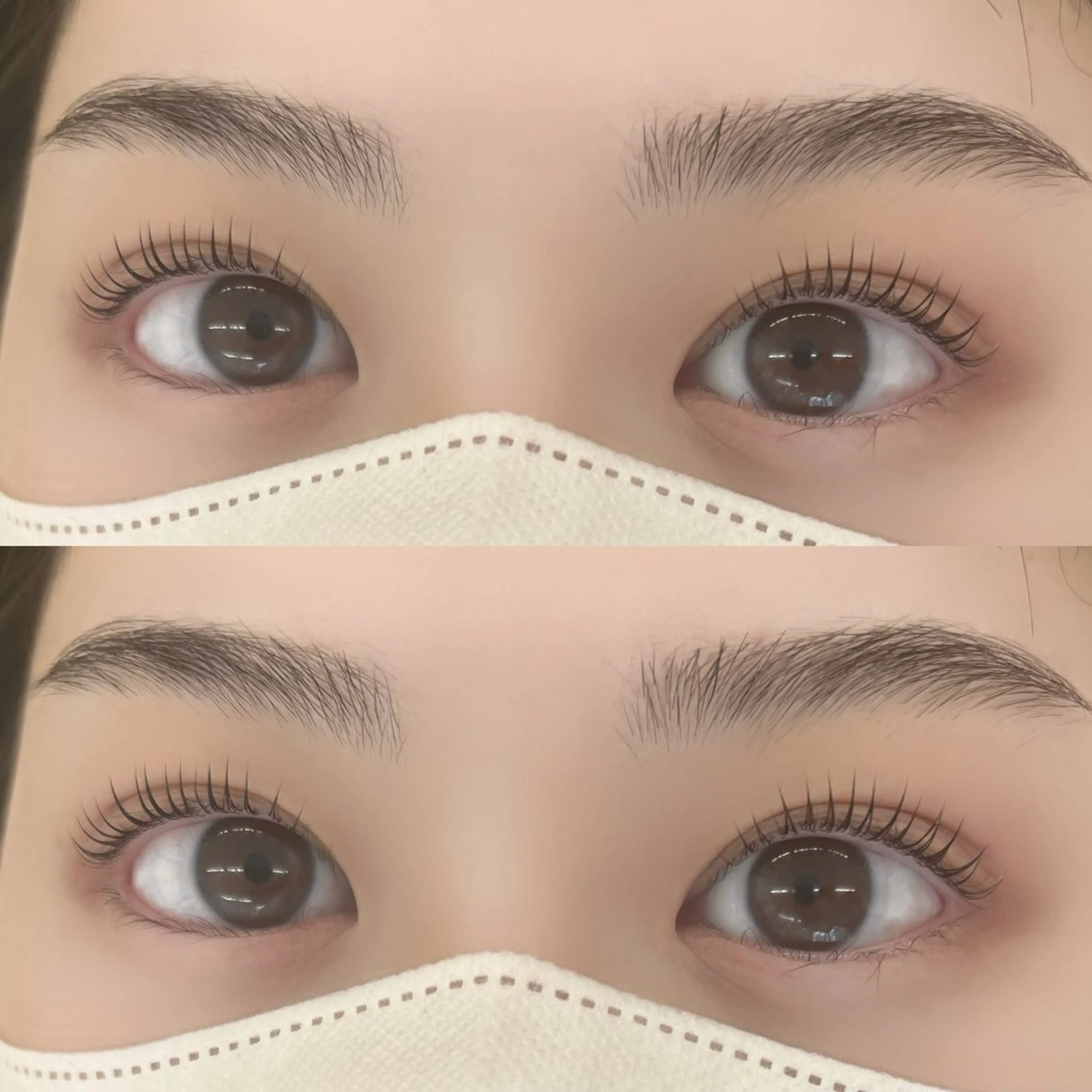 マツエク・マツパ 束感まつ毛 フラットラッシュ 韓国風マツエク ナチュラル まつげパーマ マツパ CLUTCH🫧 ayanoのマツエク・マツパデザイン