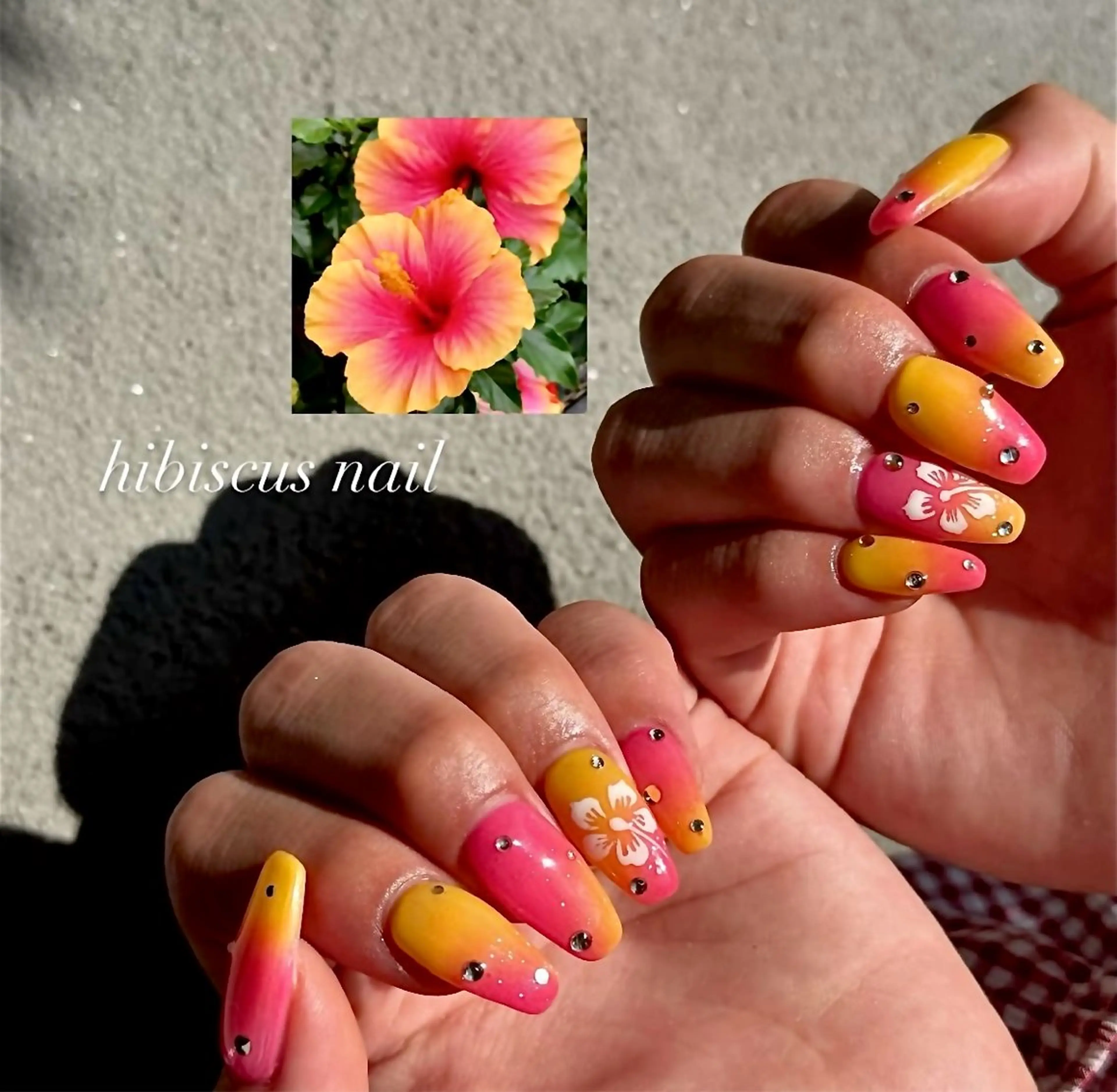 ネイル Nail Salon  Soleil所属・SOLEIL☀️｡ﾟ ワンホン/推し活のネイルデザイン