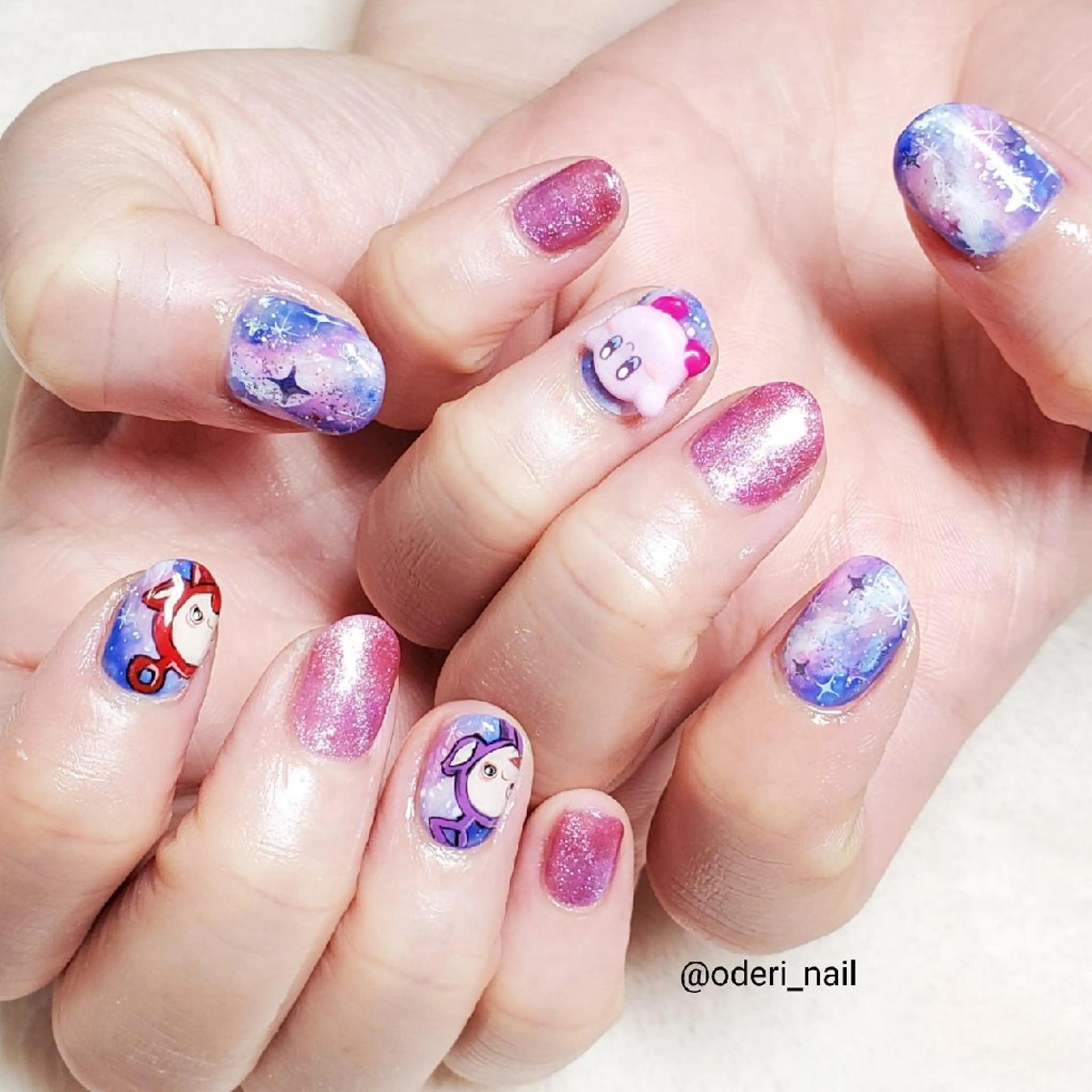 ネイル アートネイル ジェルネイル おで@ oderi_nailのネイルデザイン