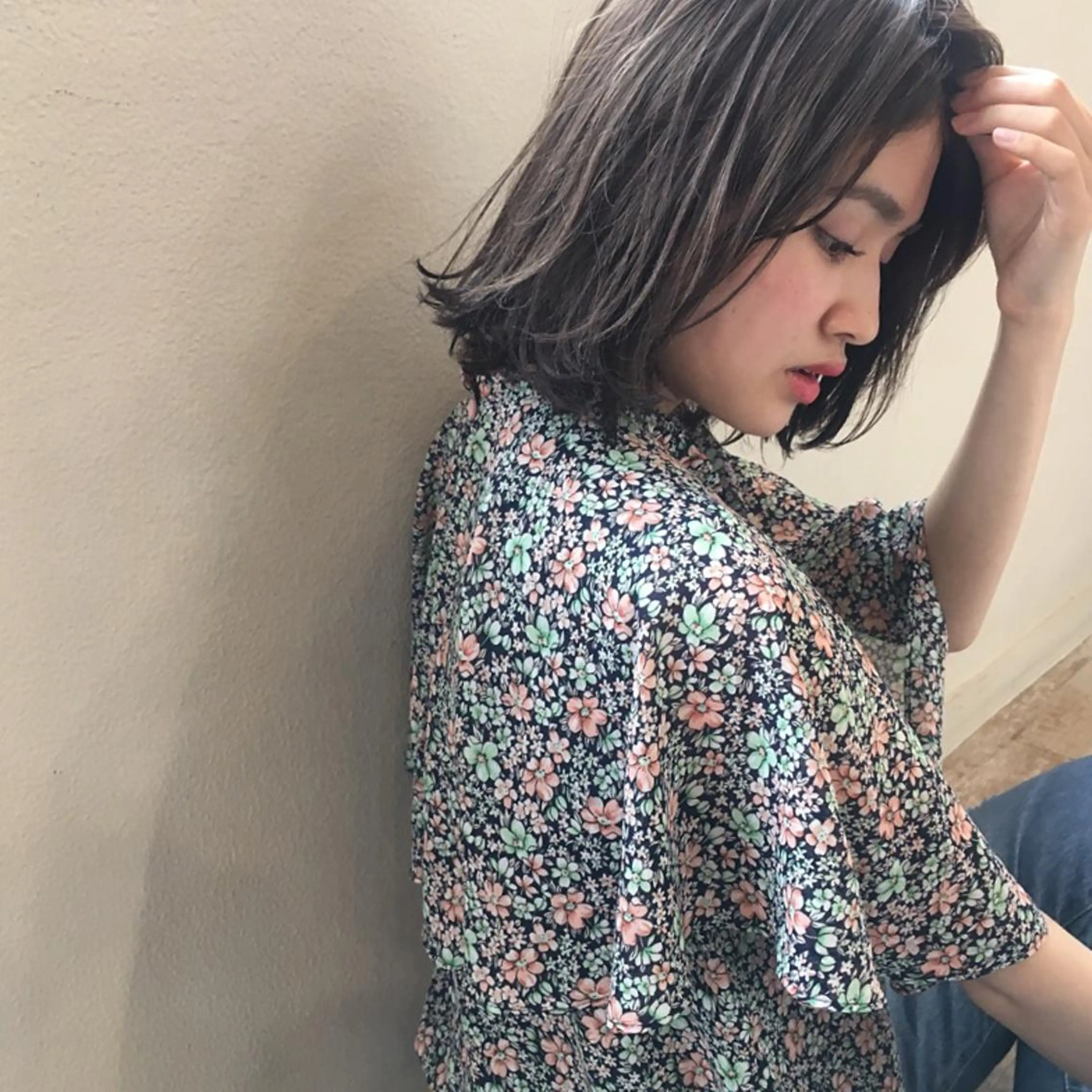 ショート ボブ 外ハネヘア 鎌倉 彩のヘアスタイル