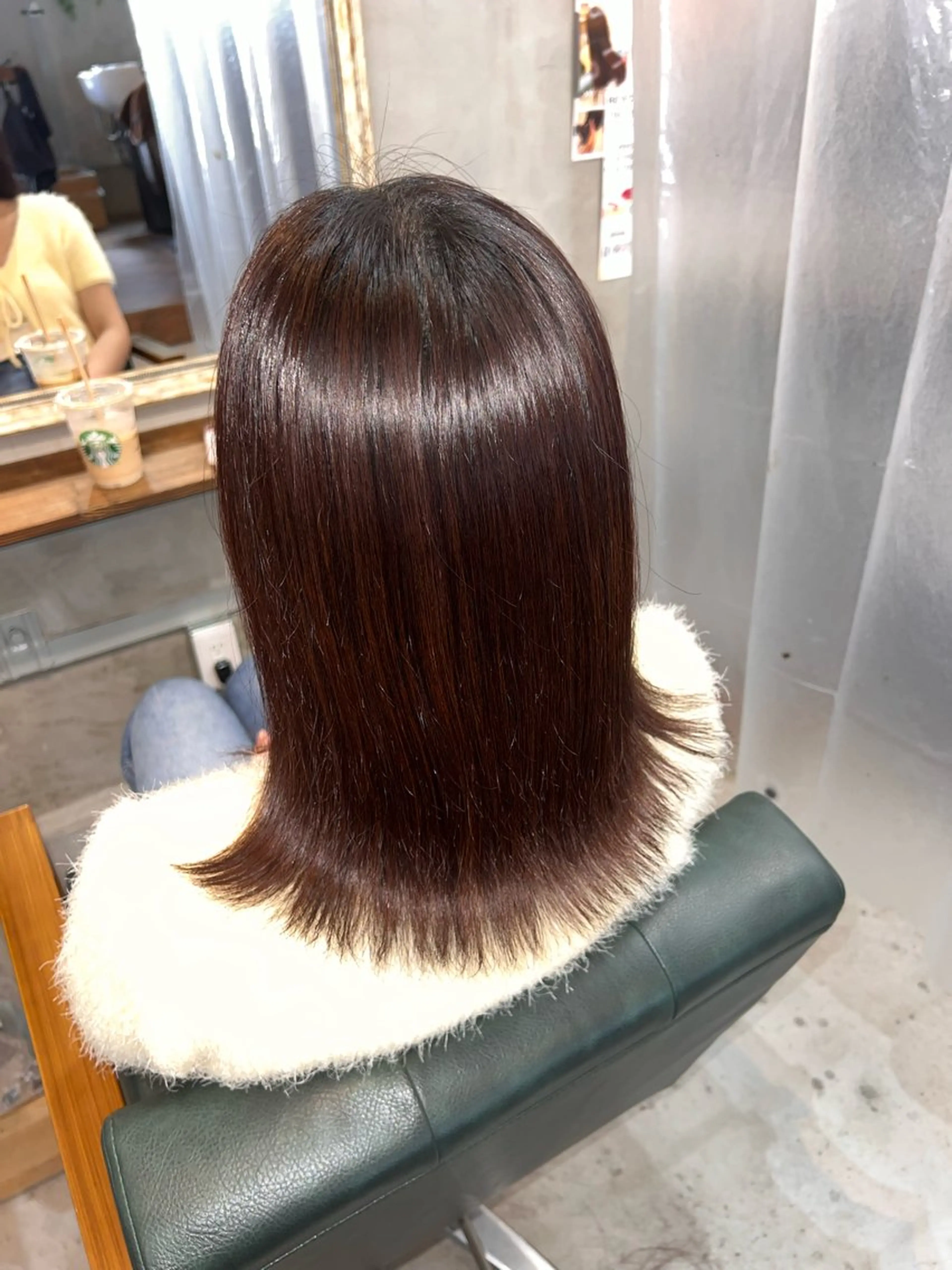 セミロング 髪質改善 トリートメント プルエクステ/ カラー🎀🎀ミレイのヘアスタイル