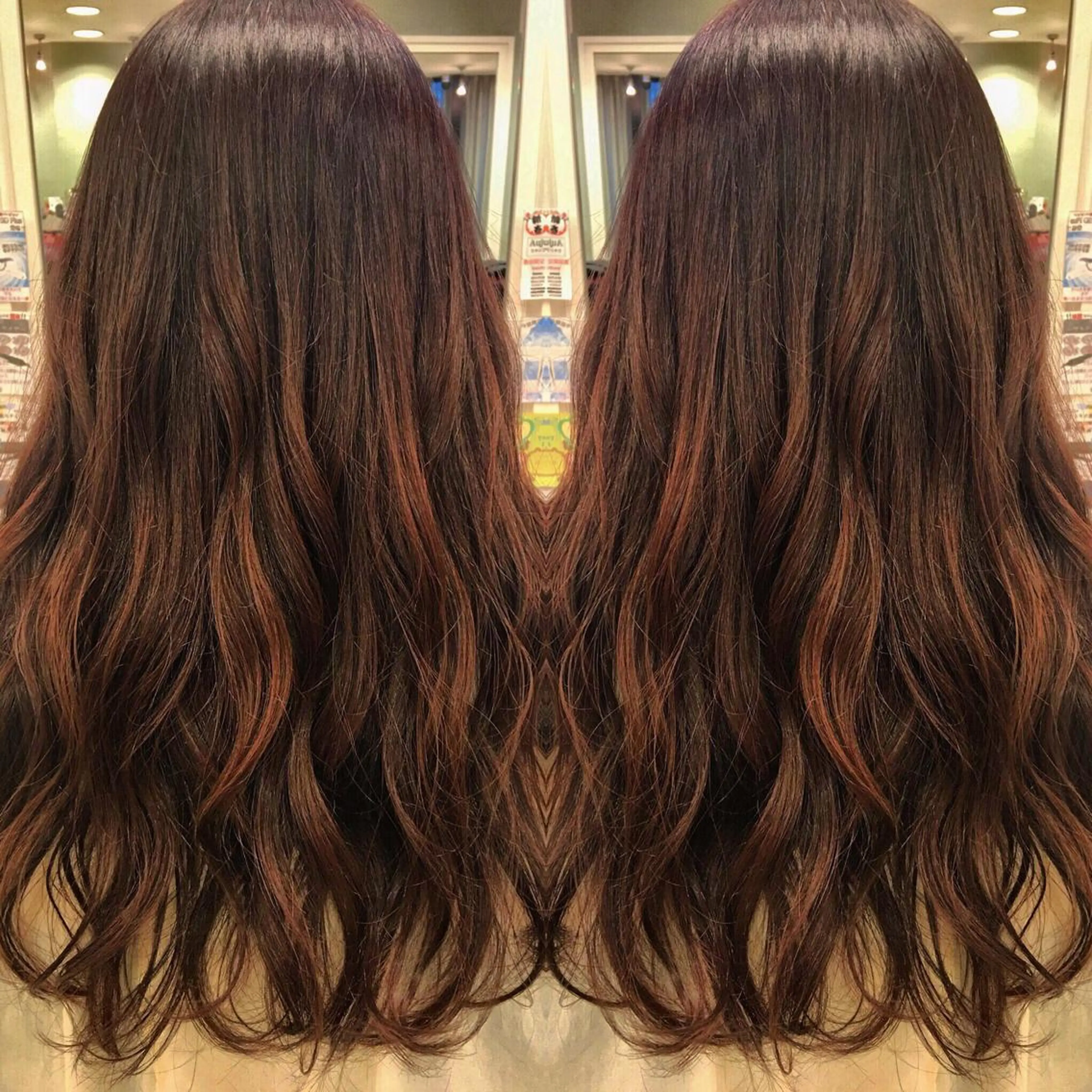 ロング カラー box  mico. mutsumiのヘアスタイル