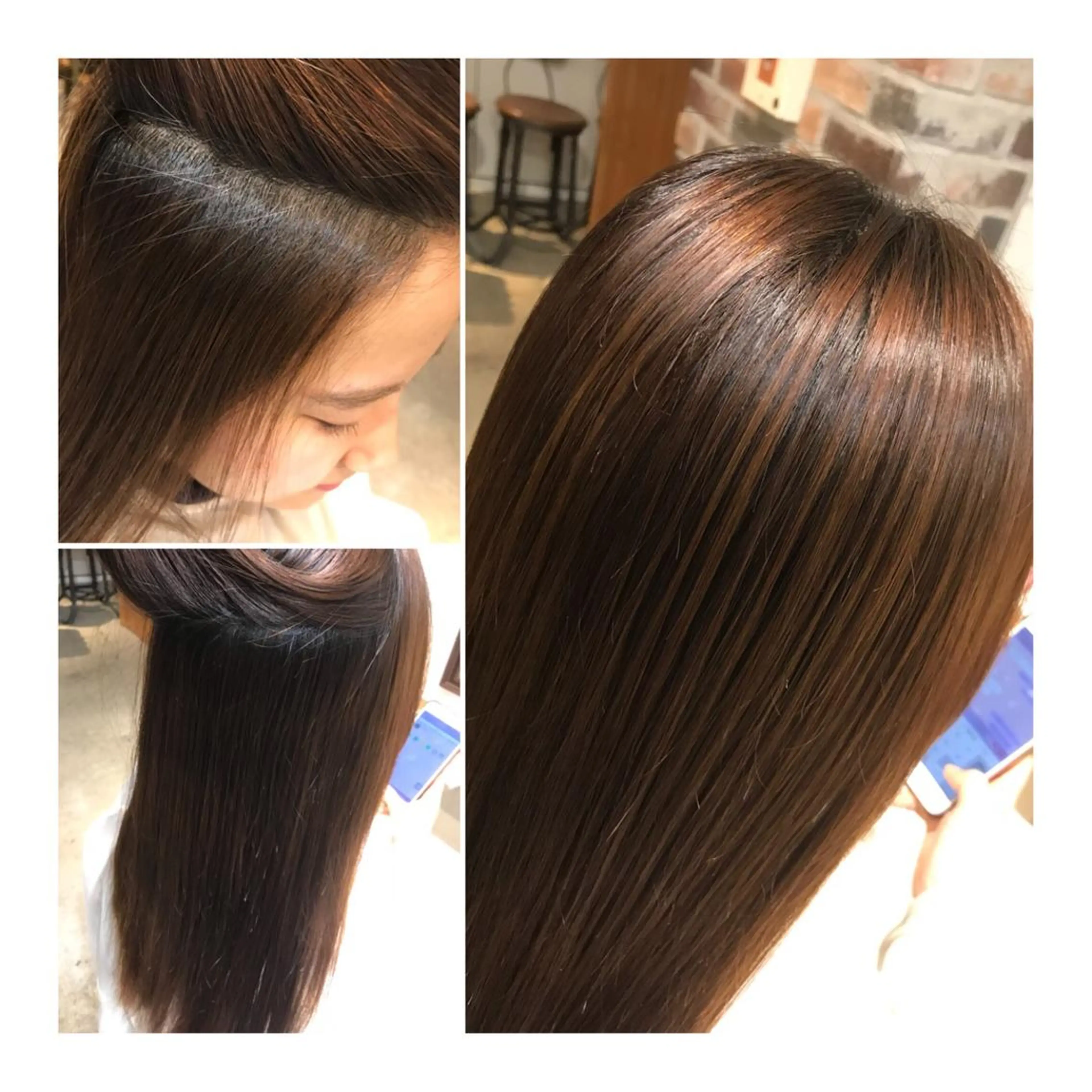 ロング パーマ 縮毛矯正 竹嶌 健吾のヘアスタイル